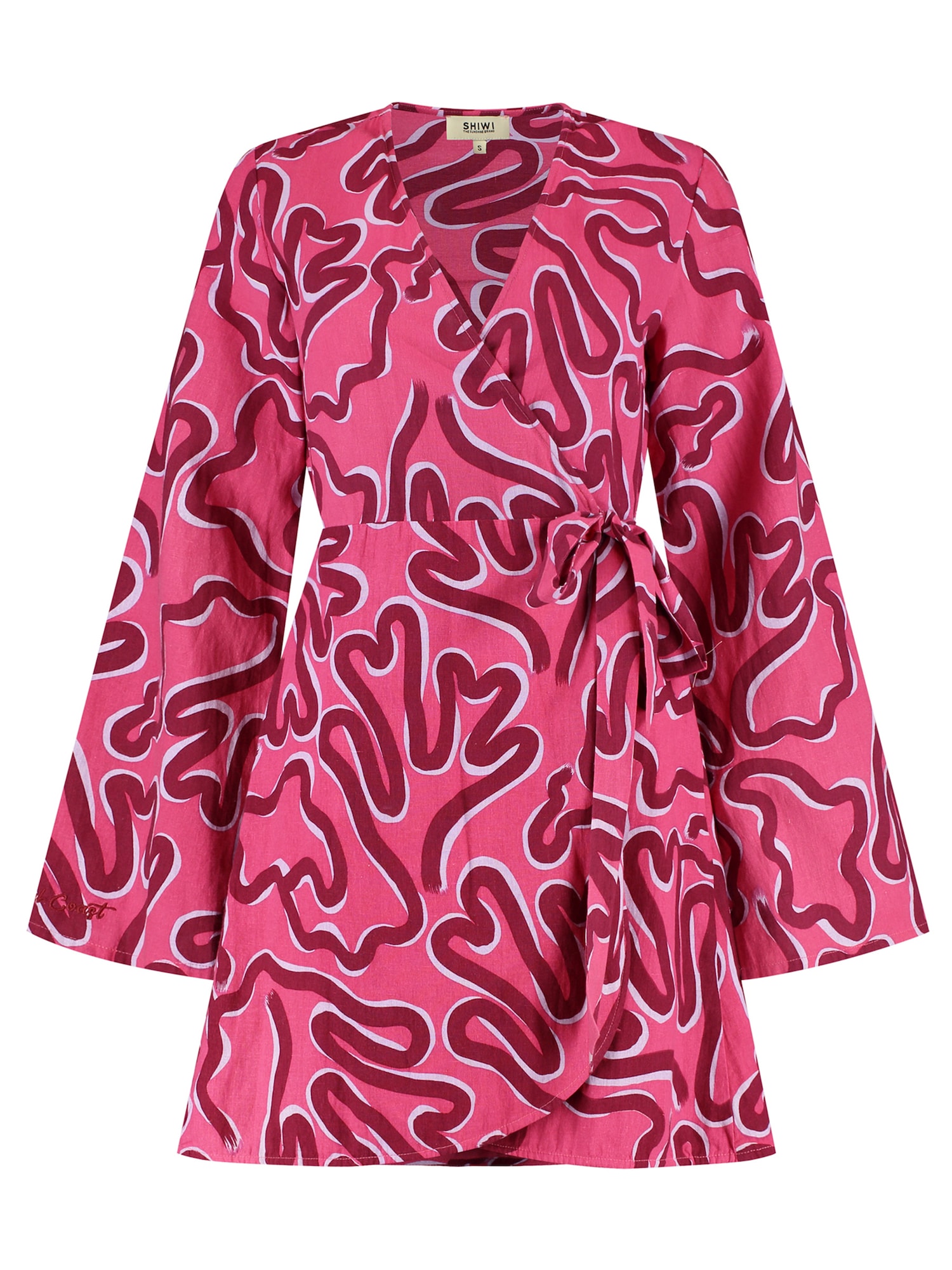 Shiwi Rochie Janelle  mov liliachiu / roz / roșu bordeaux