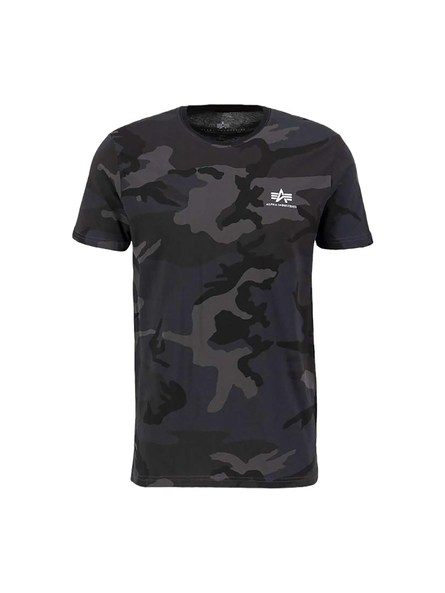 ALPHA INDUSTRIES Tričko 'Backprint Camo'  zmiešané farby