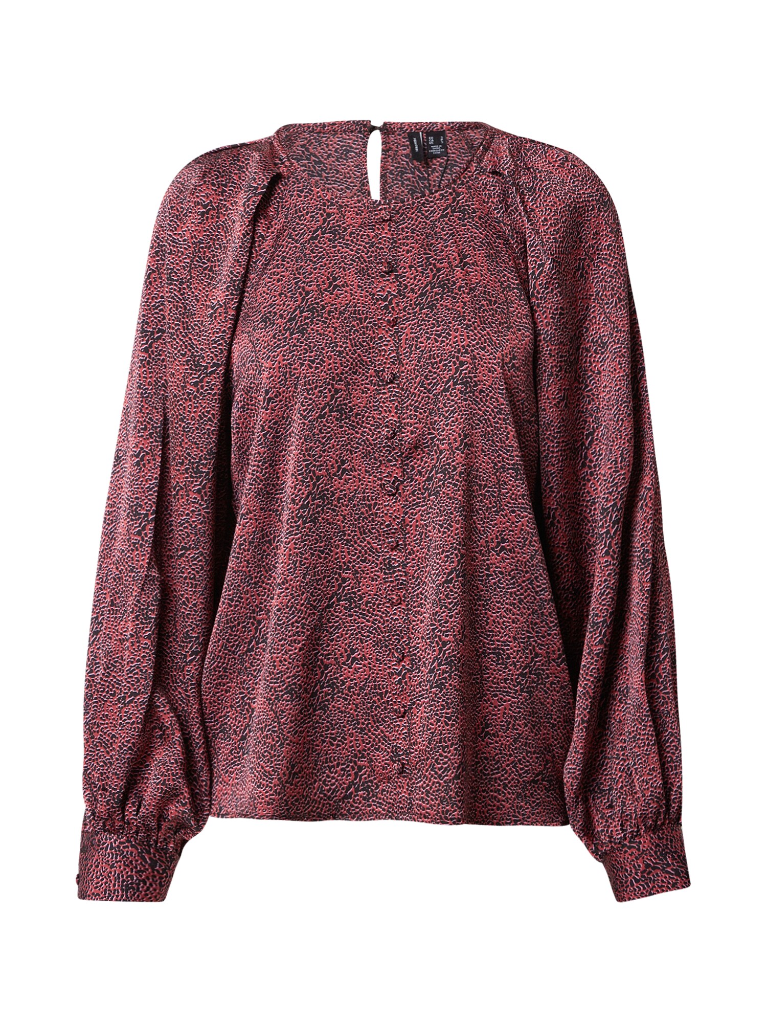 VERO MODA Palaidinė  rūdžių raudona / juoda