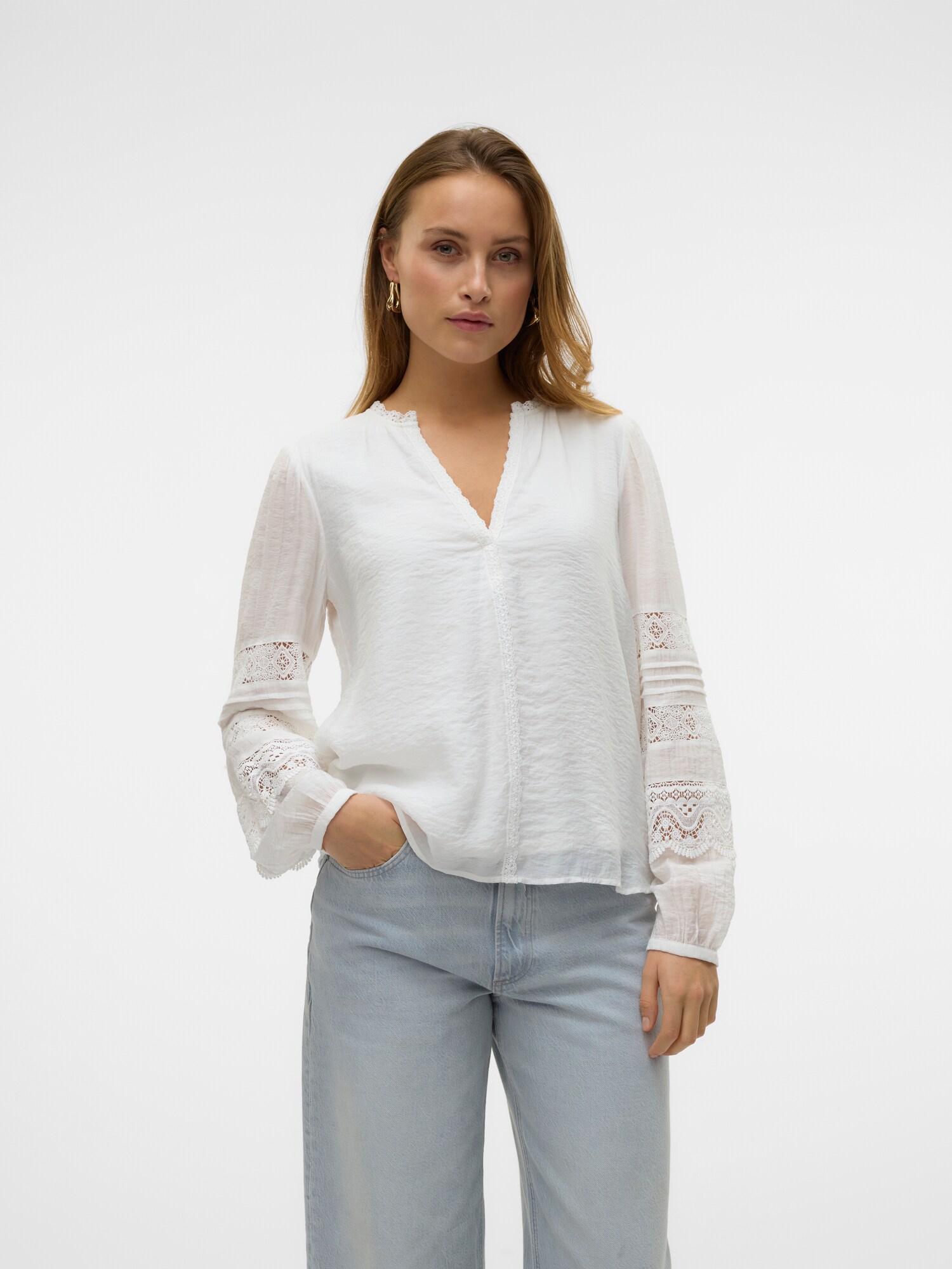 VERO MODA Blúzka 'VMTiffani' biela (obrázok 6)