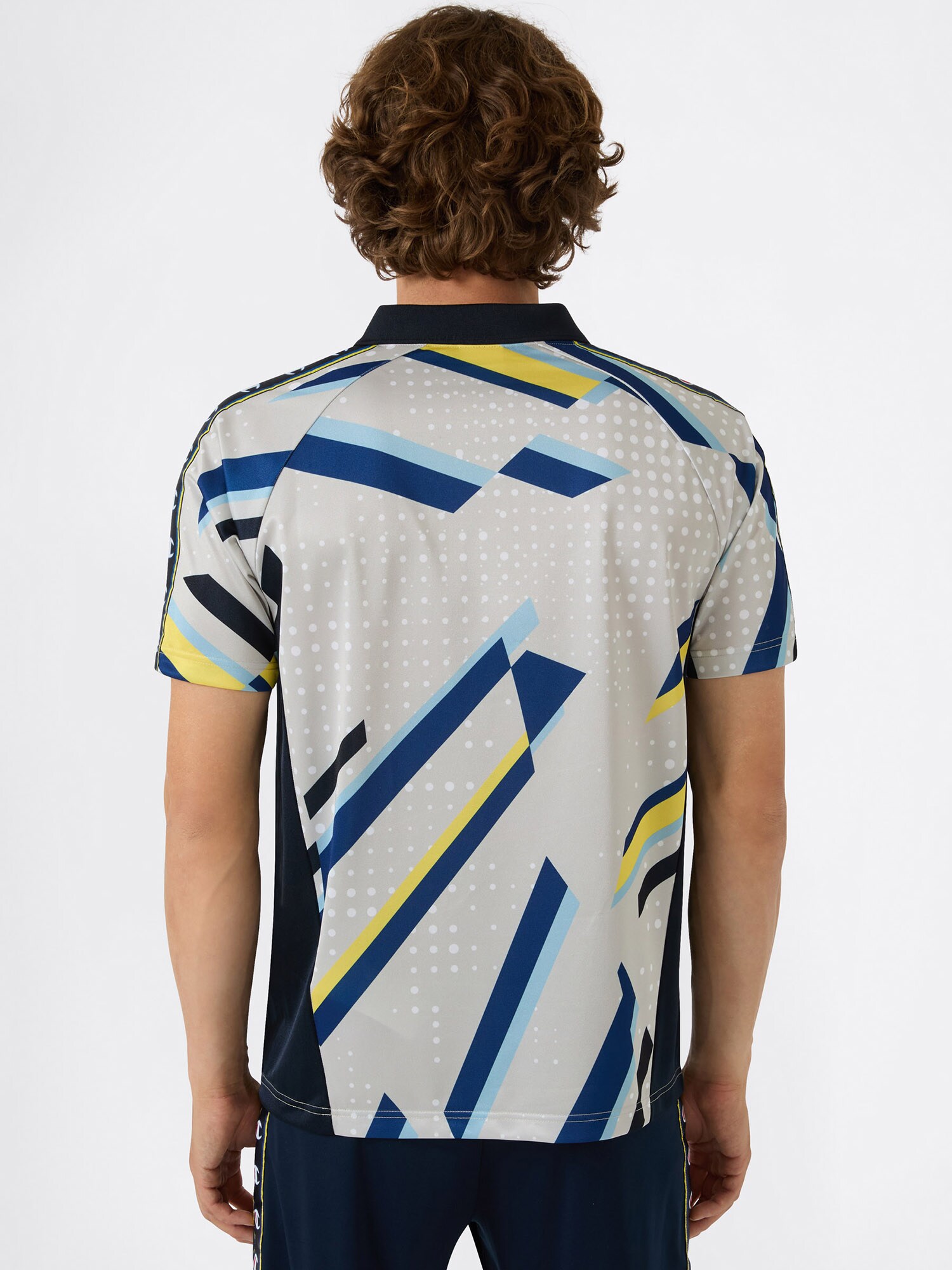 Champion Authentic Athletic Apparel Tričko modrá / žltá / čierna / biela (obrázok 3)