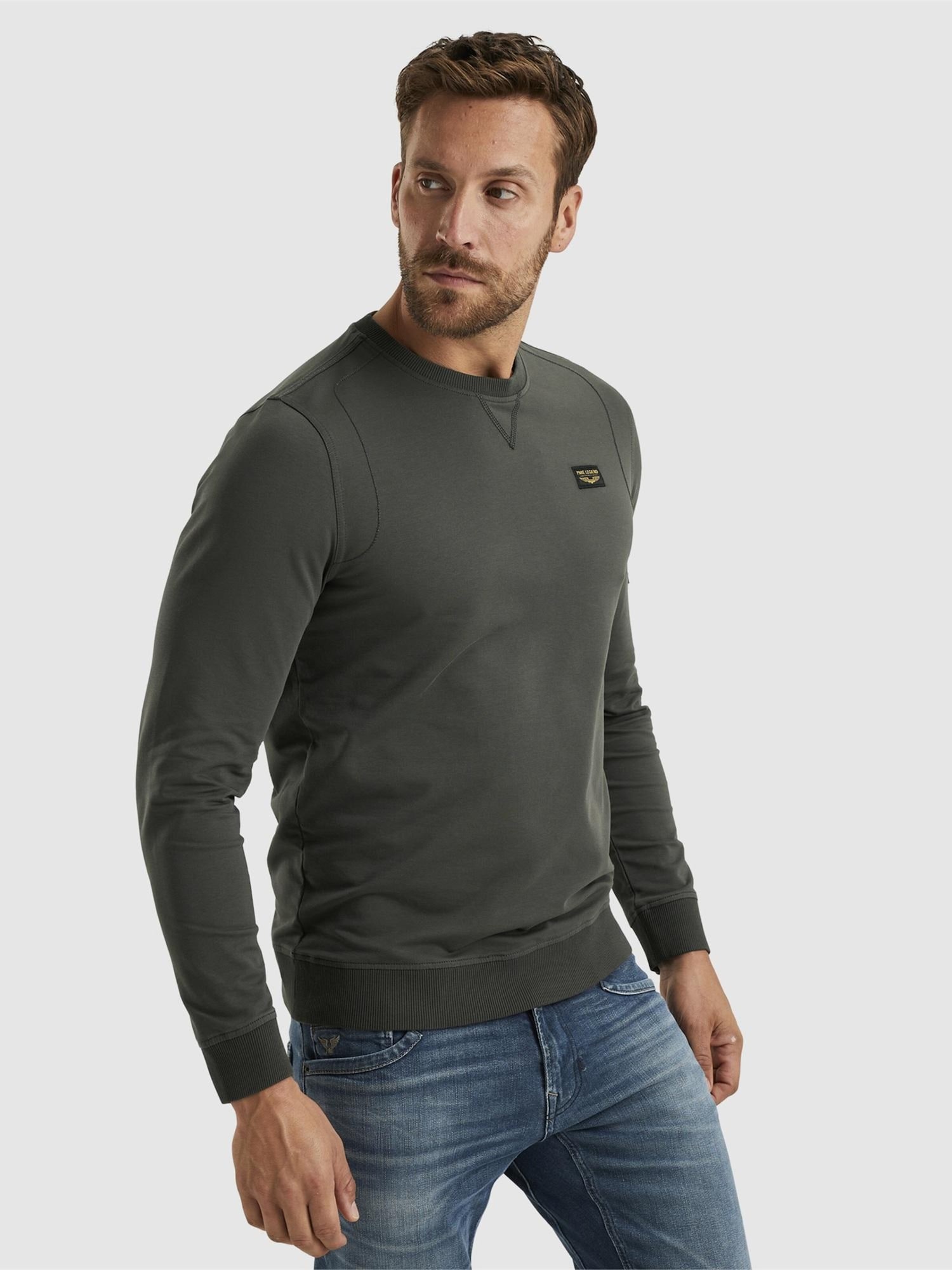 Pme Legend Sweatshirt 'American Classic Sweatshirt' Donkergroen