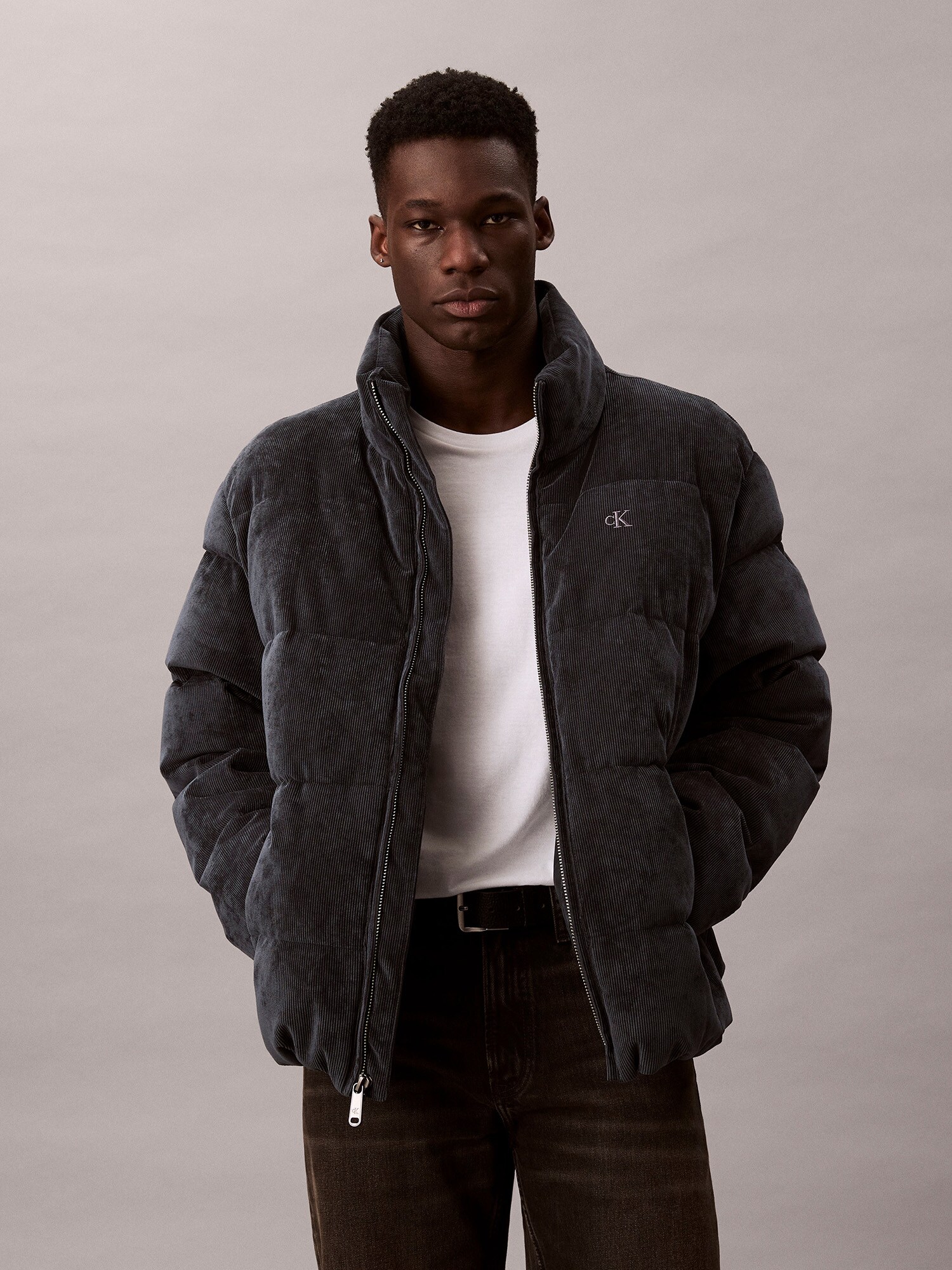 Calvin Klein Jeans Prehodna jakna  bazaltno siva