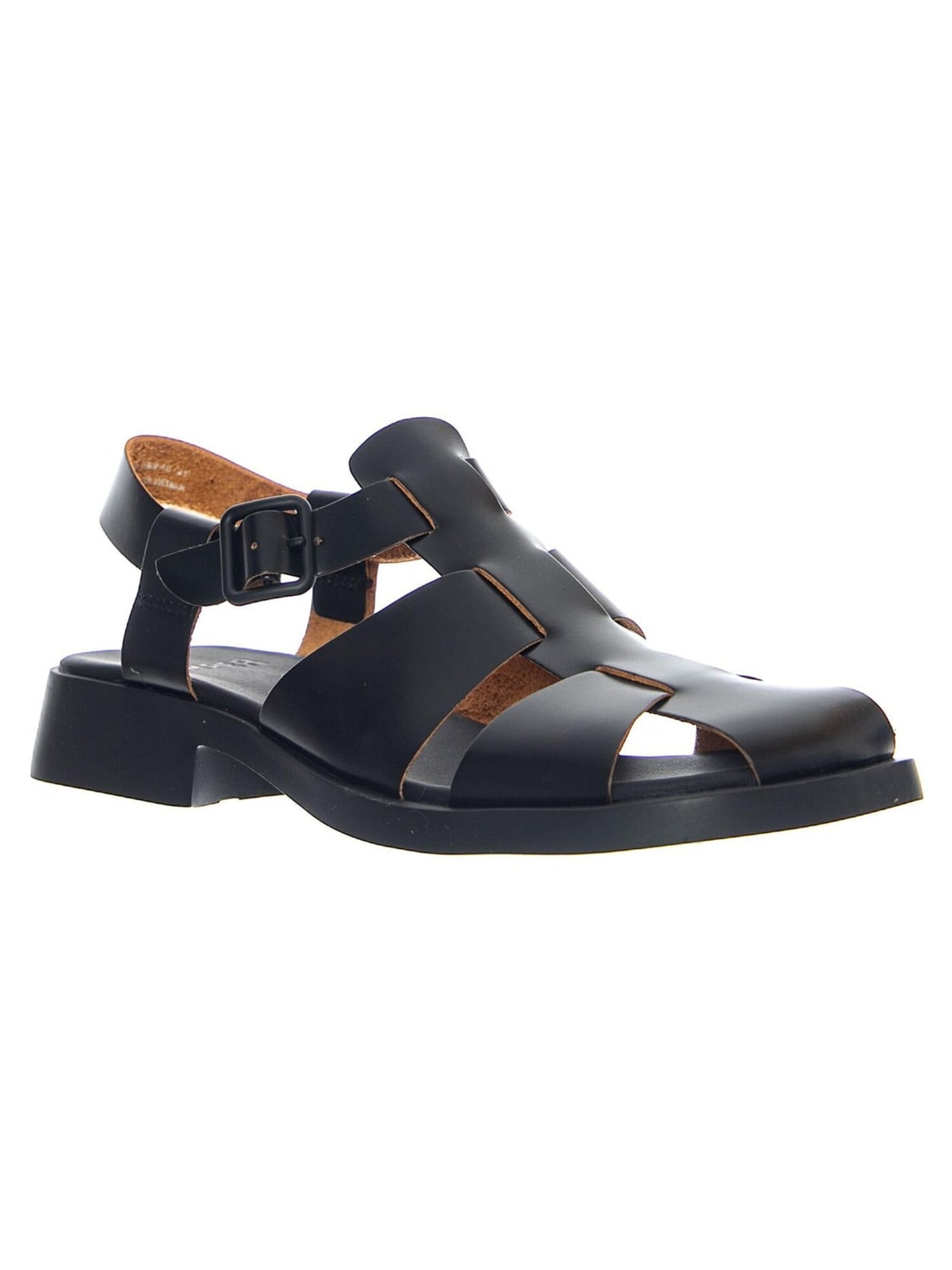 Camper Sandalias K201489 001 Docko Dana de Piel para Mujer Negro – imagen 3