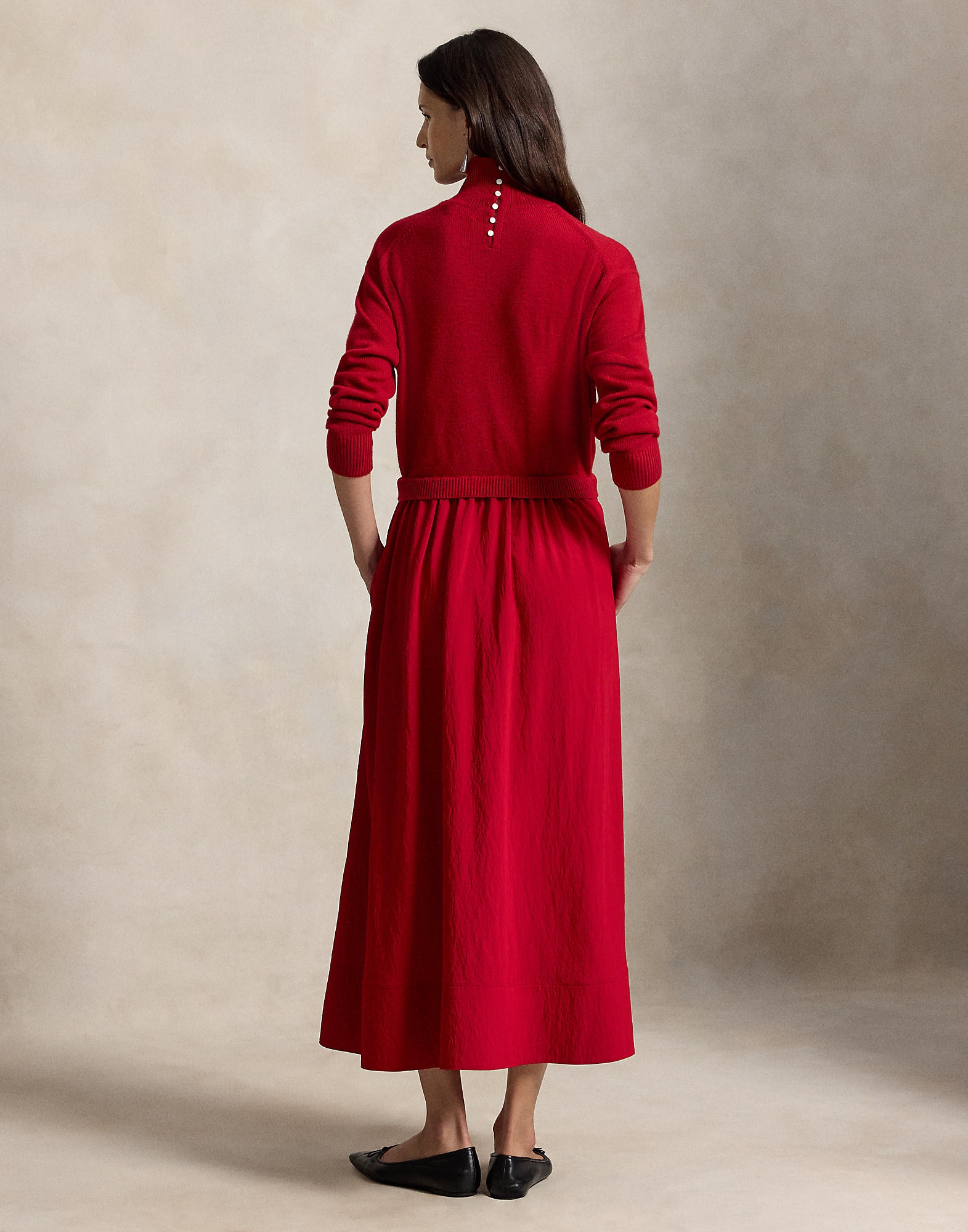Polo Ralph Lauren Vestido  rojo – imagen 3