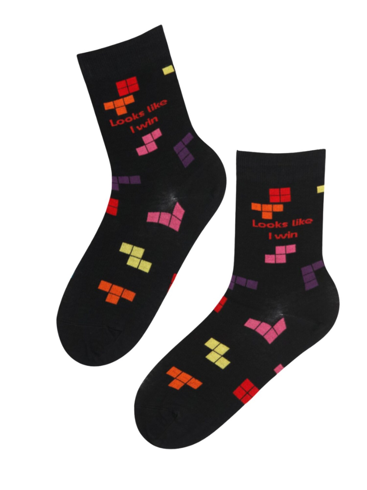 Sokisahtel Čarape 'WINWIN colorful cotton socks' crna