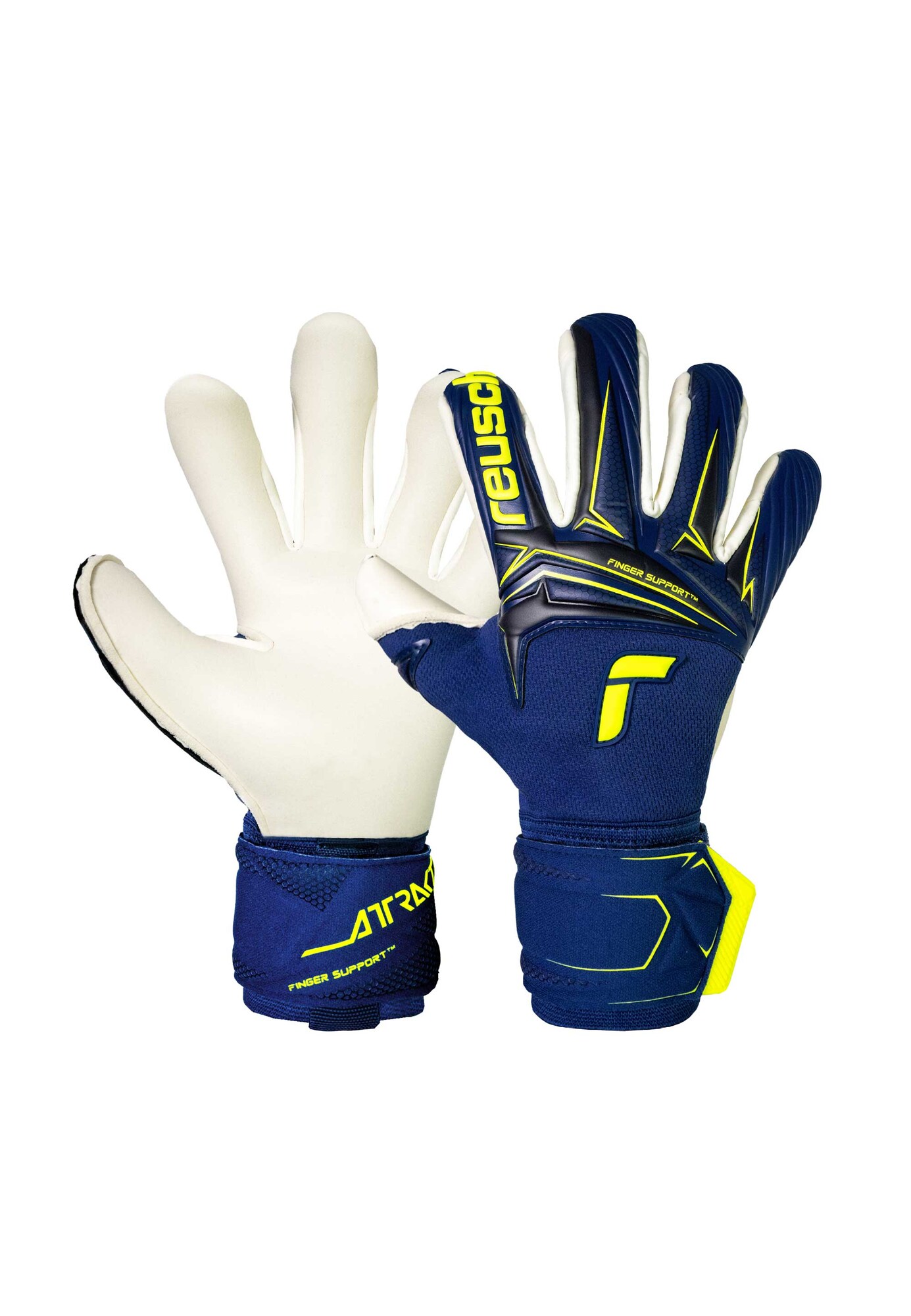 Reusch Sporthandschoenen 'Attrakt Duo Finger Support' Donkerblauw