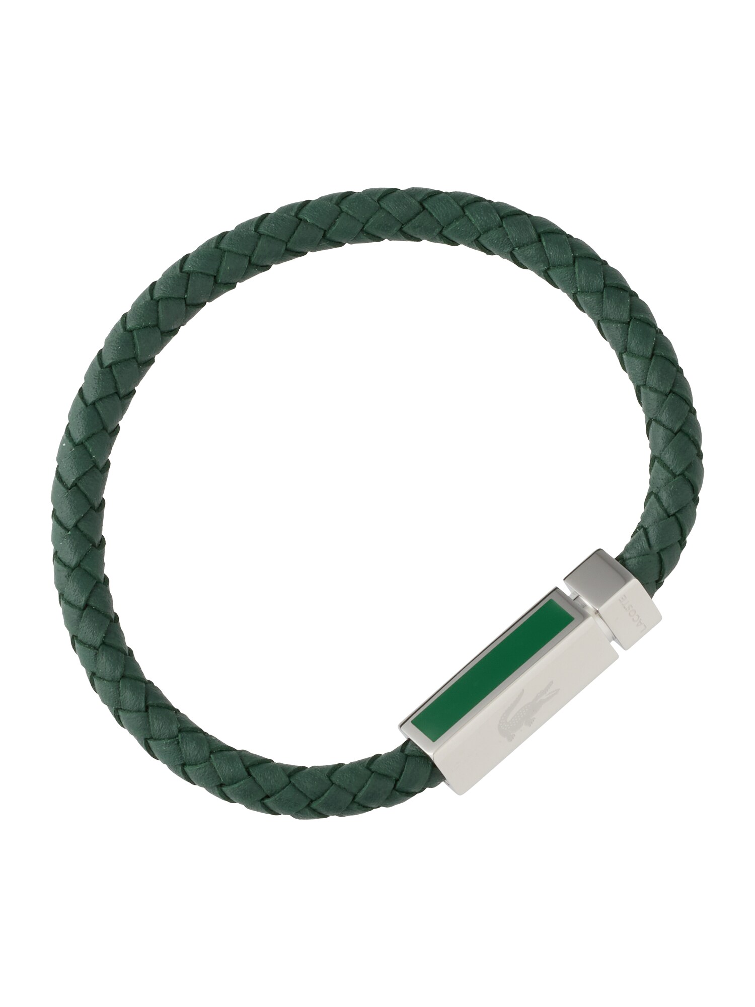 LACOSTE Karkötő 'ROKEL'  smaragd / ezüst termék 2. képe