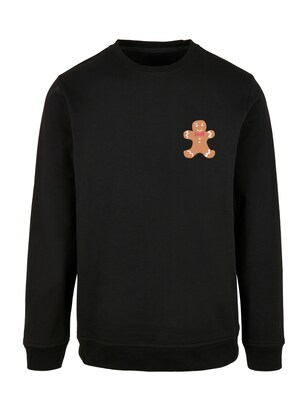 F4NT4STIC Sweatshirt ‘Gingerbread Lebkuchen’ Bruin / Zwart