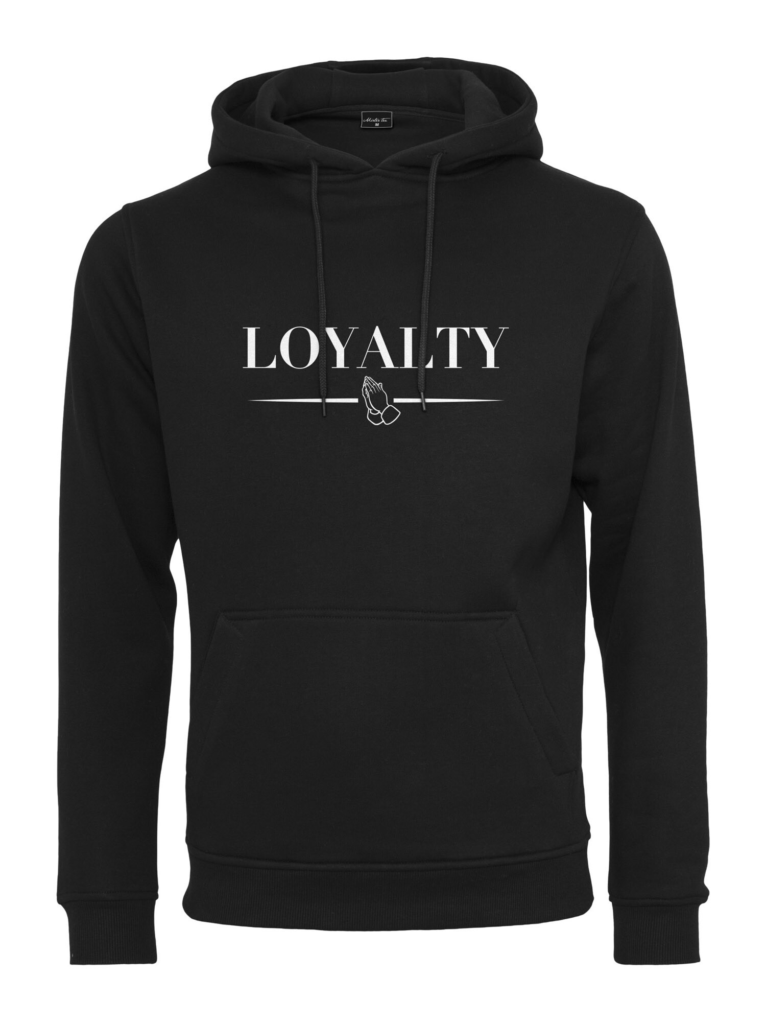 Mister Tee Mikina 'Loyalty'  čierna / biela