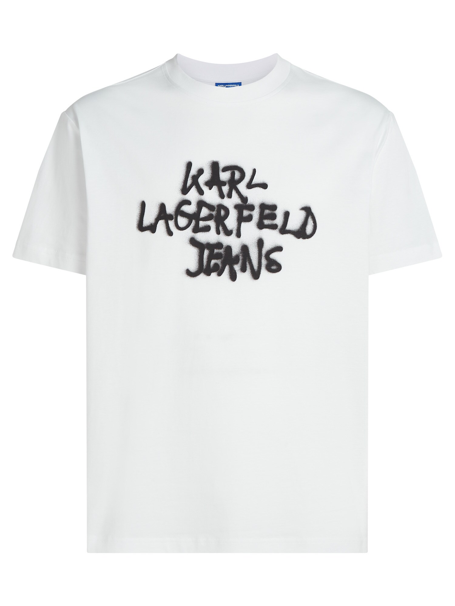 KARL LAGERFELD JEANS Tričko  čierna / biela