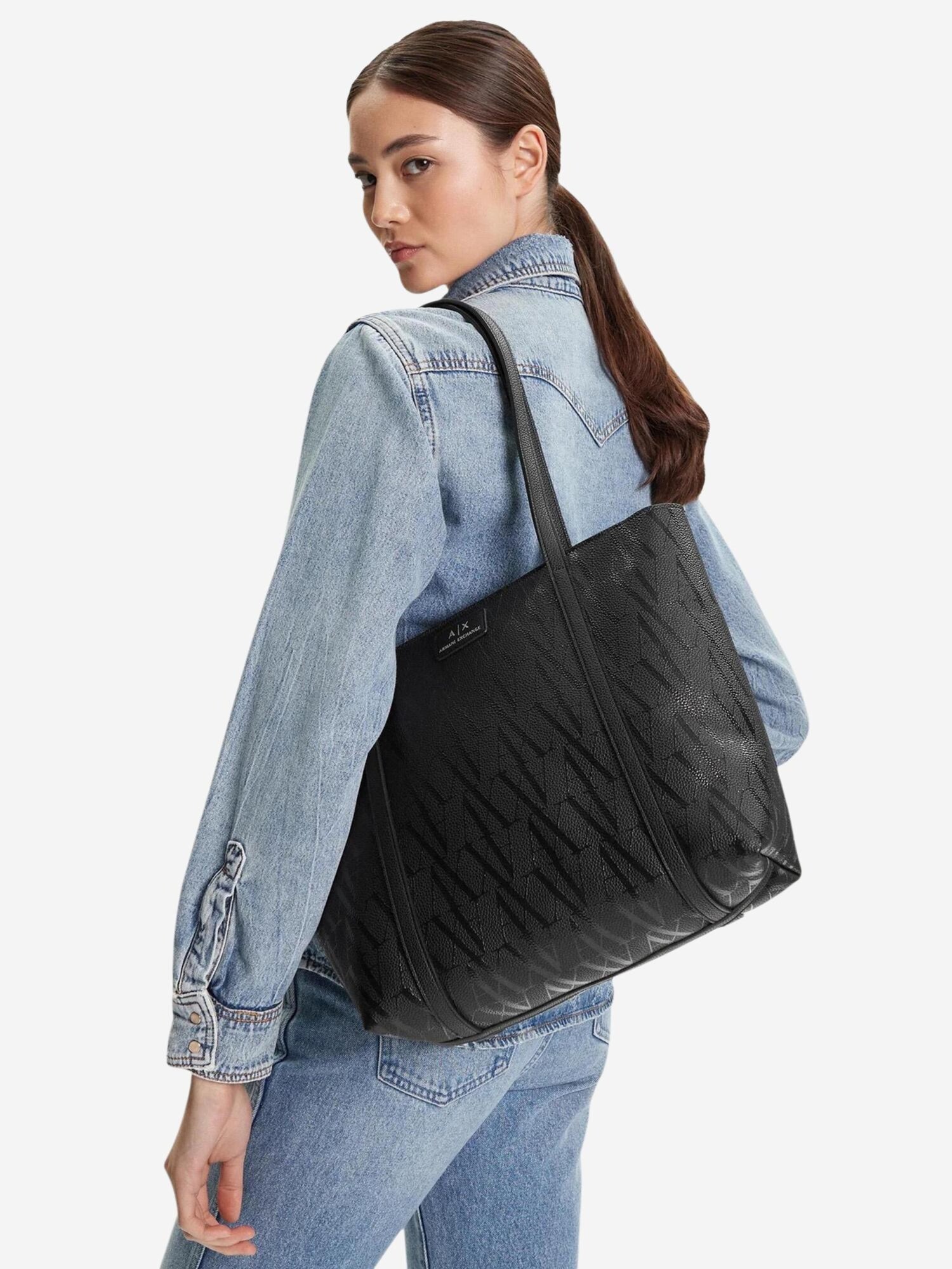 ARMANI EXCHANGE Shopper 'XW001199 AF26969'  negro – imagen 3
