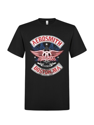 Aerosmith Camiseta 'Aerosmith Boston Pride T-Shirt'  negro