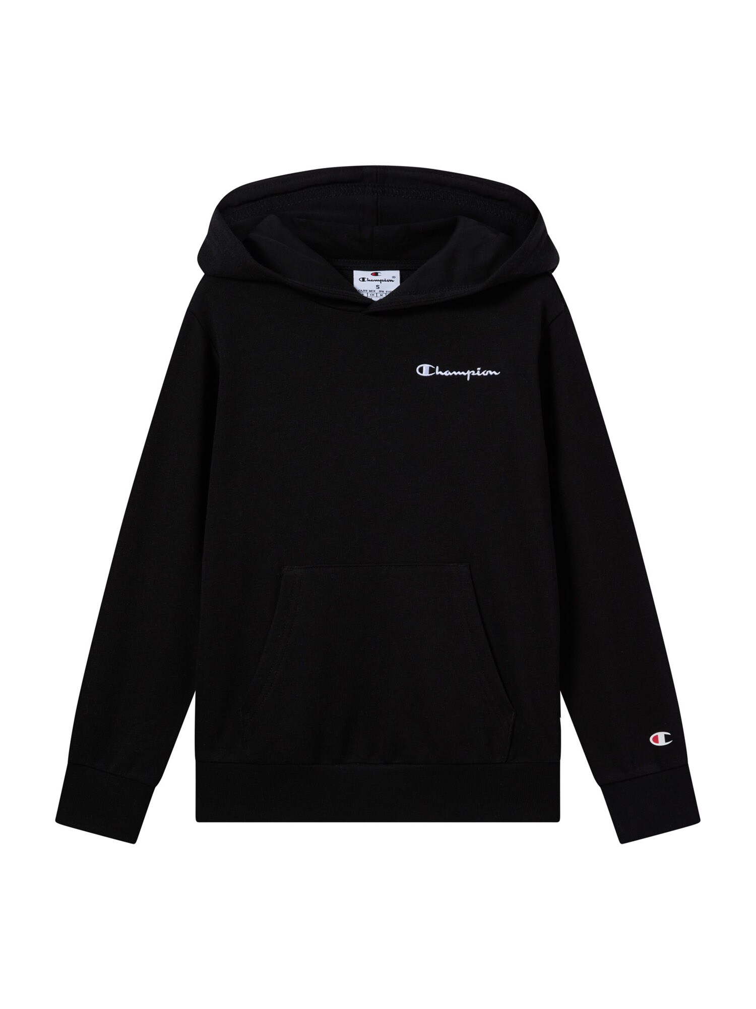 Champion Authentic Athletic Apparel Bluză de molton  negru / alb