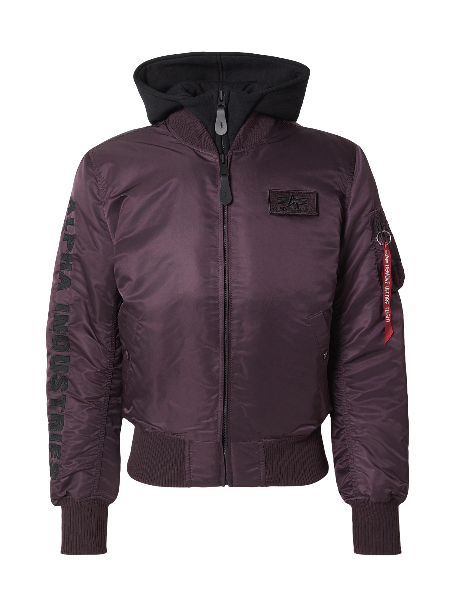 ALPHA INDUSTRIES Chaqueta de entretiempo 'MA-1 D-Tec SE' ciruela – imagen 1
