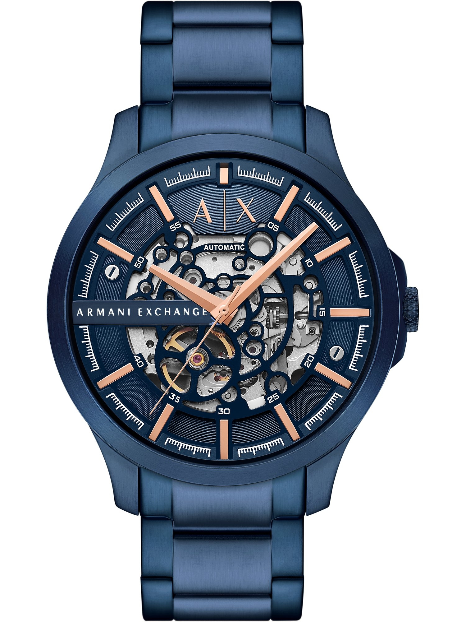 ARMANI EXCHANGE Ceas analogic  albastru gențiană / corai