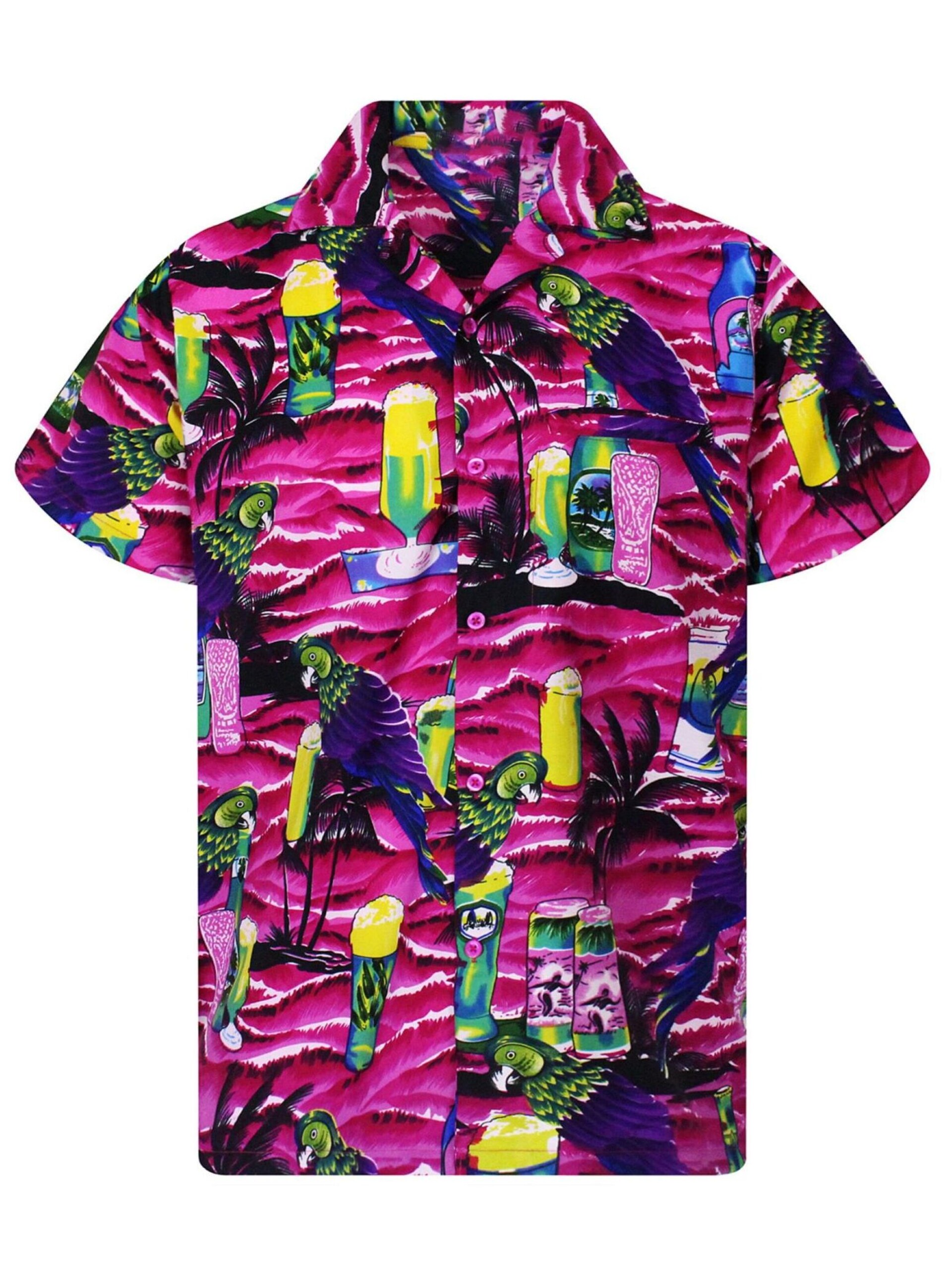 King Kameha T-shirt 'Parrot Beer' herr