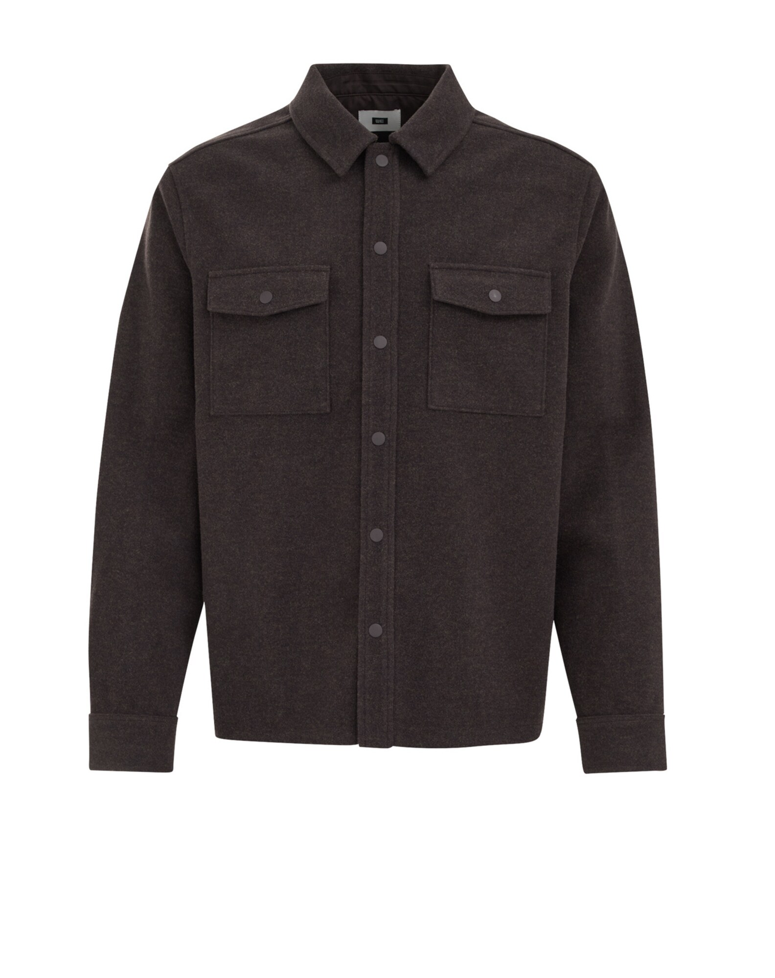 WE Fashion Cămașă  maro închis