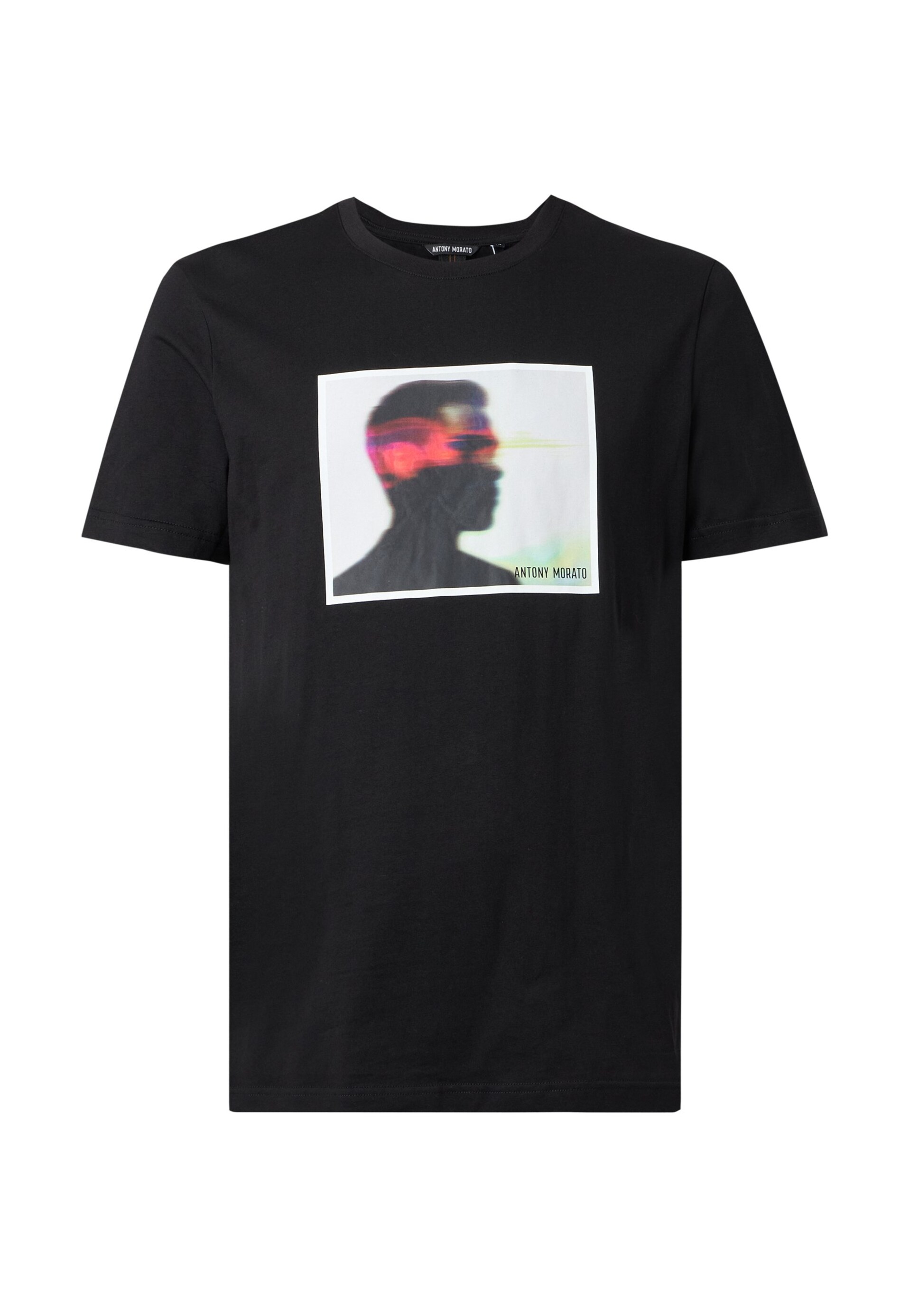 Antony Morato T-shirt ljusgrå / ljusröd / svart herr