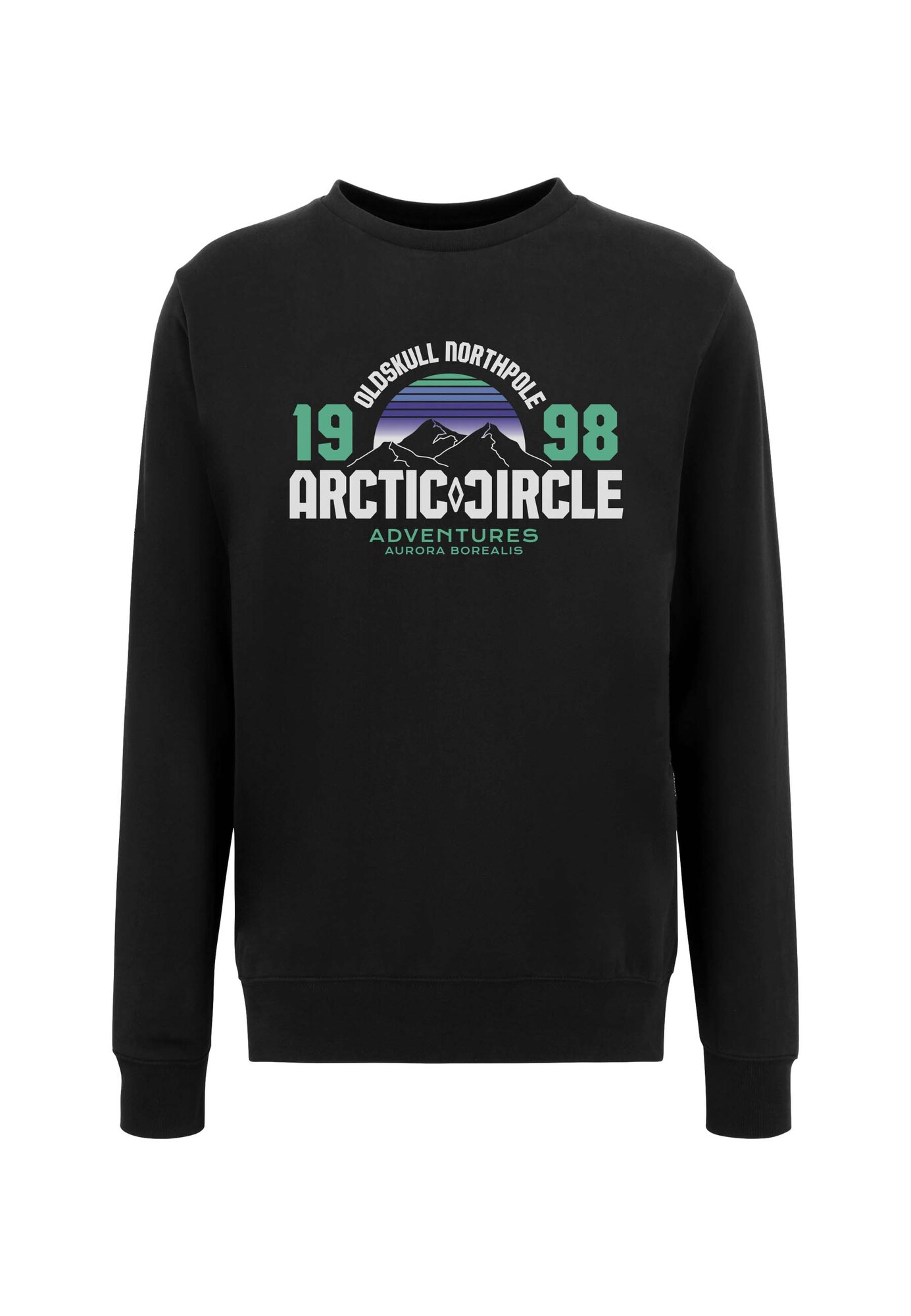 Thumbnail - Sweatshirt 'Wrldvibe Aurora Mountain Quest'
