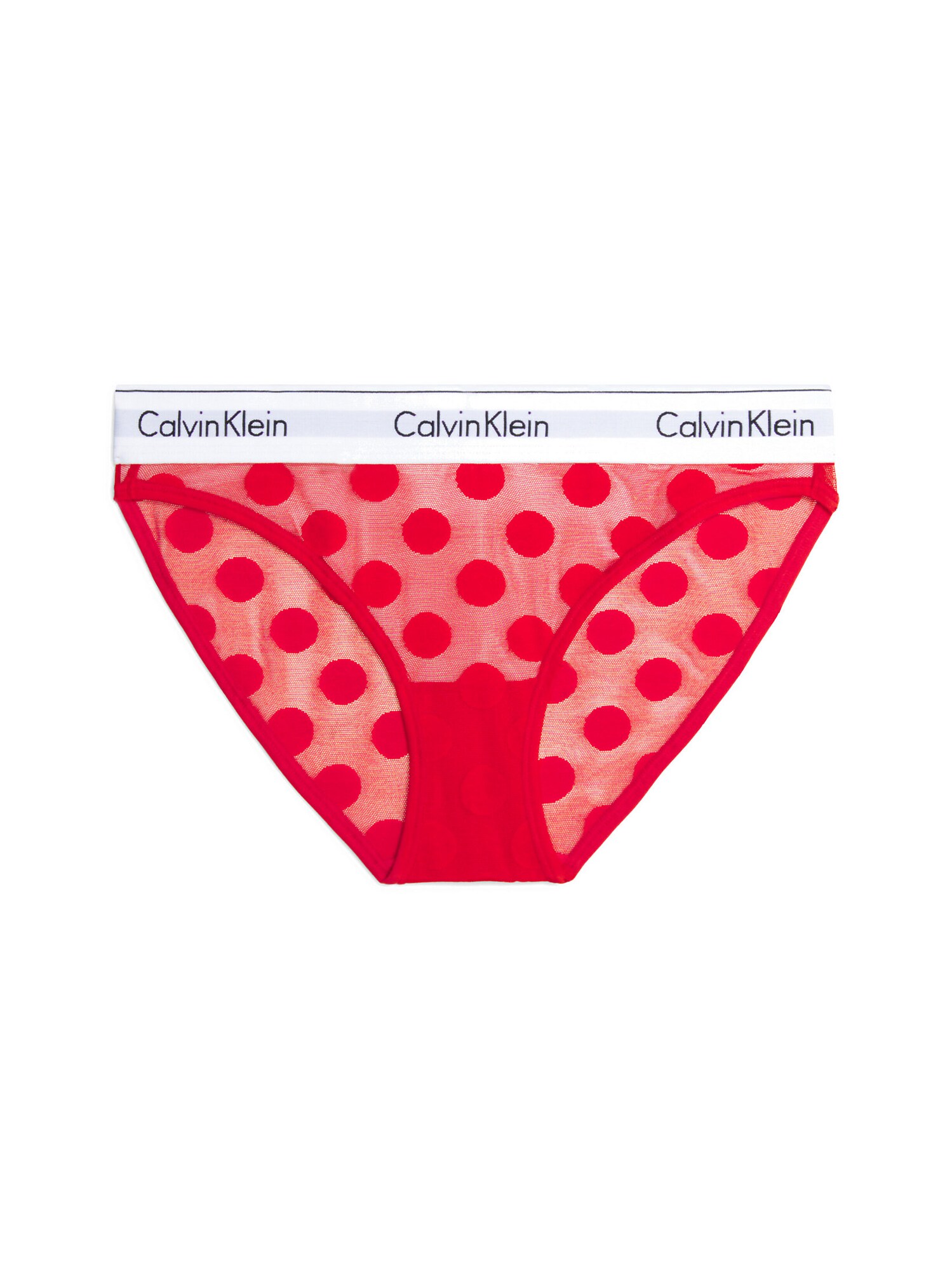 Calvin Klein Underwear Spodnje hlačke  rdeča / črna / bela