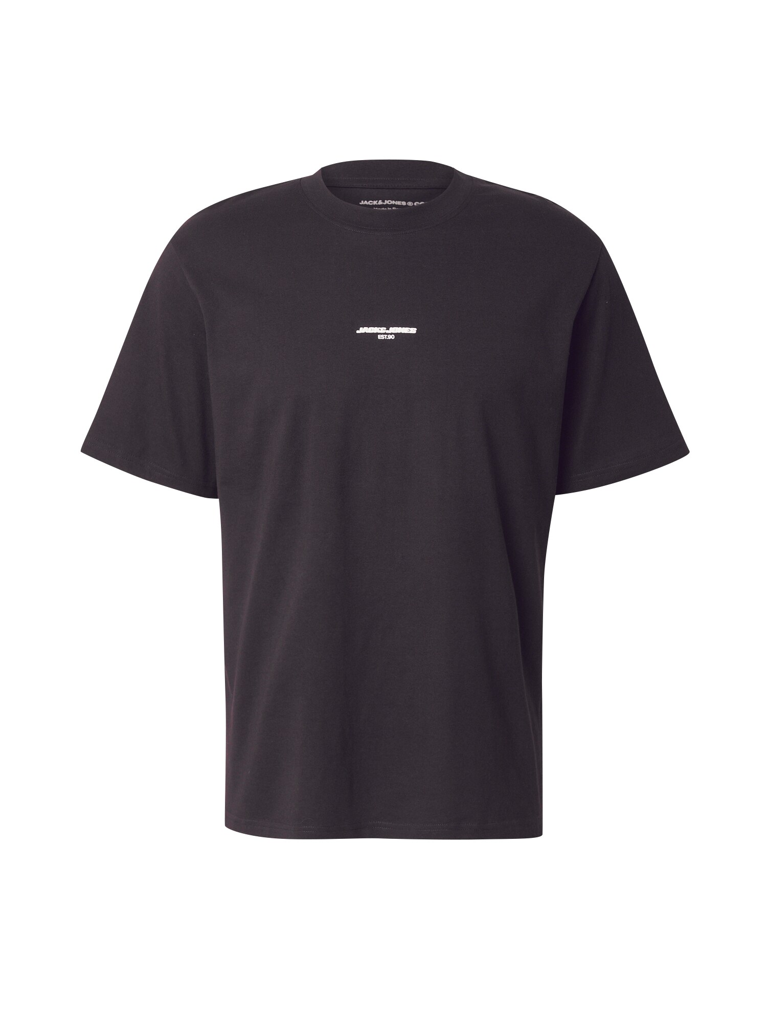 JACK & JONES Póló 'JCOLIDO'  fekete / fehér akciós termékkép 1