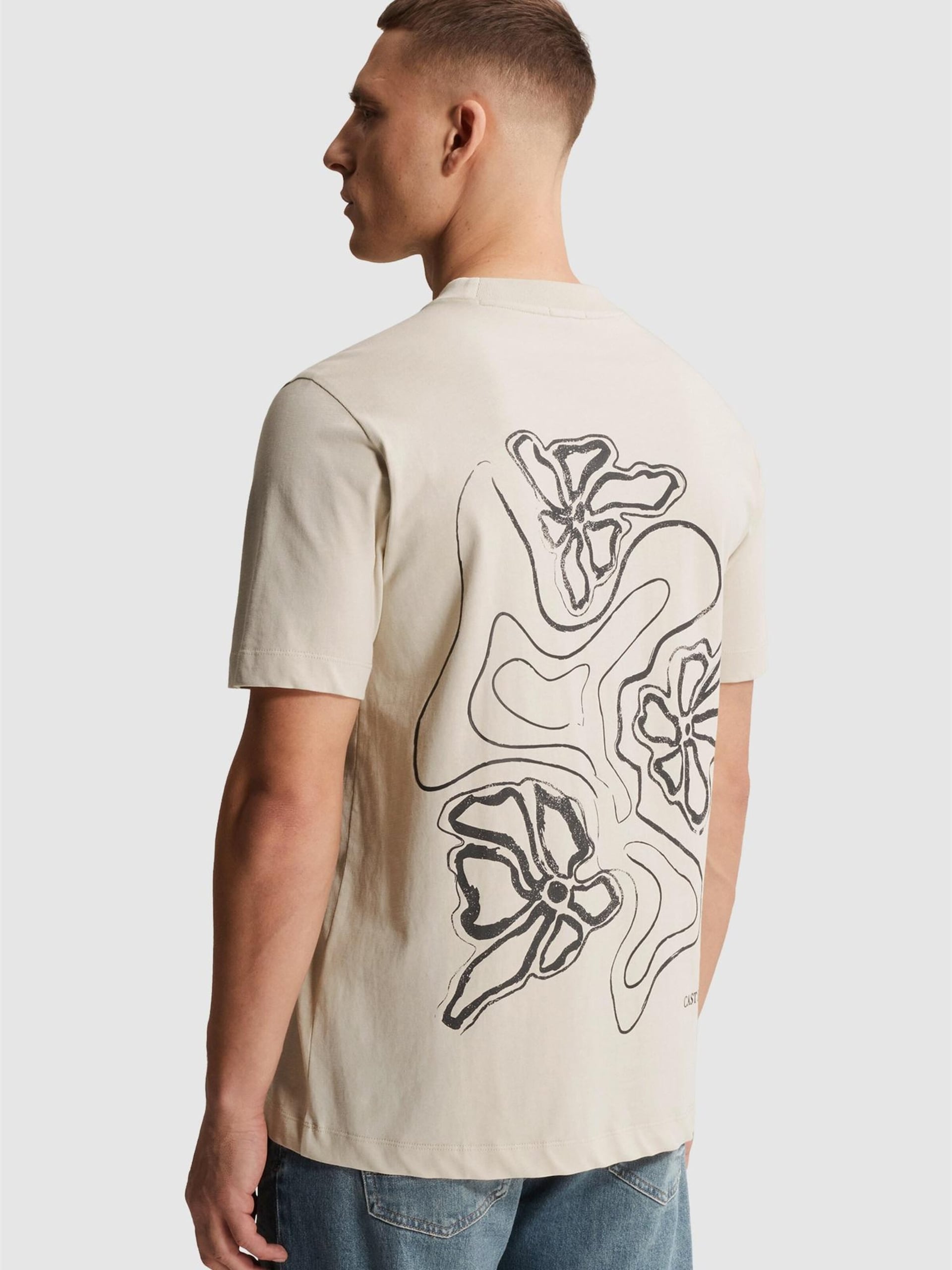 Cast Iron T-shirt 'T-shirt in jersey with back artwork' herr