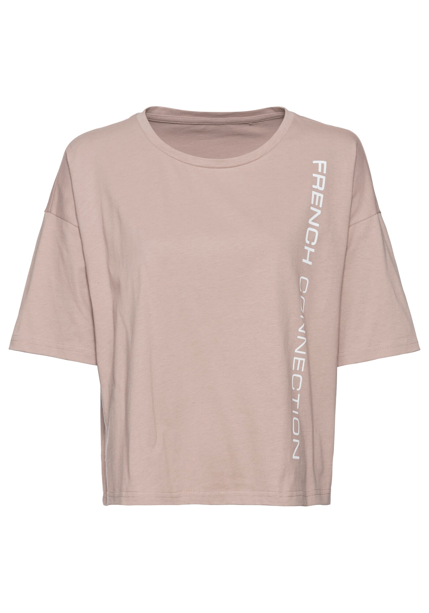 French Connection LM Tricou  nisipiu / alb