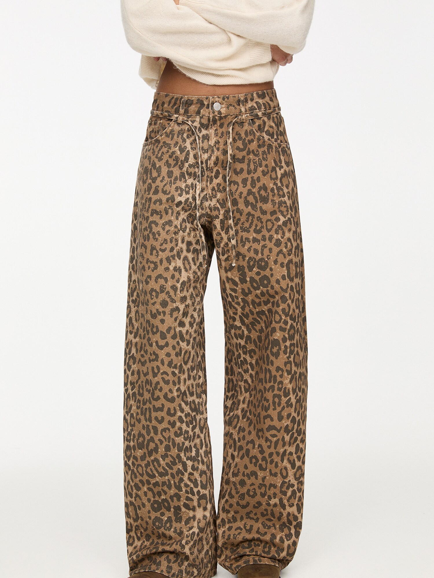 Pull&Bear Farmer  barna / brokát / fekete termék 2. képe