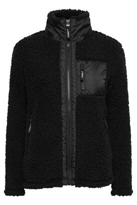 Oxmo Fleece jas Zwart