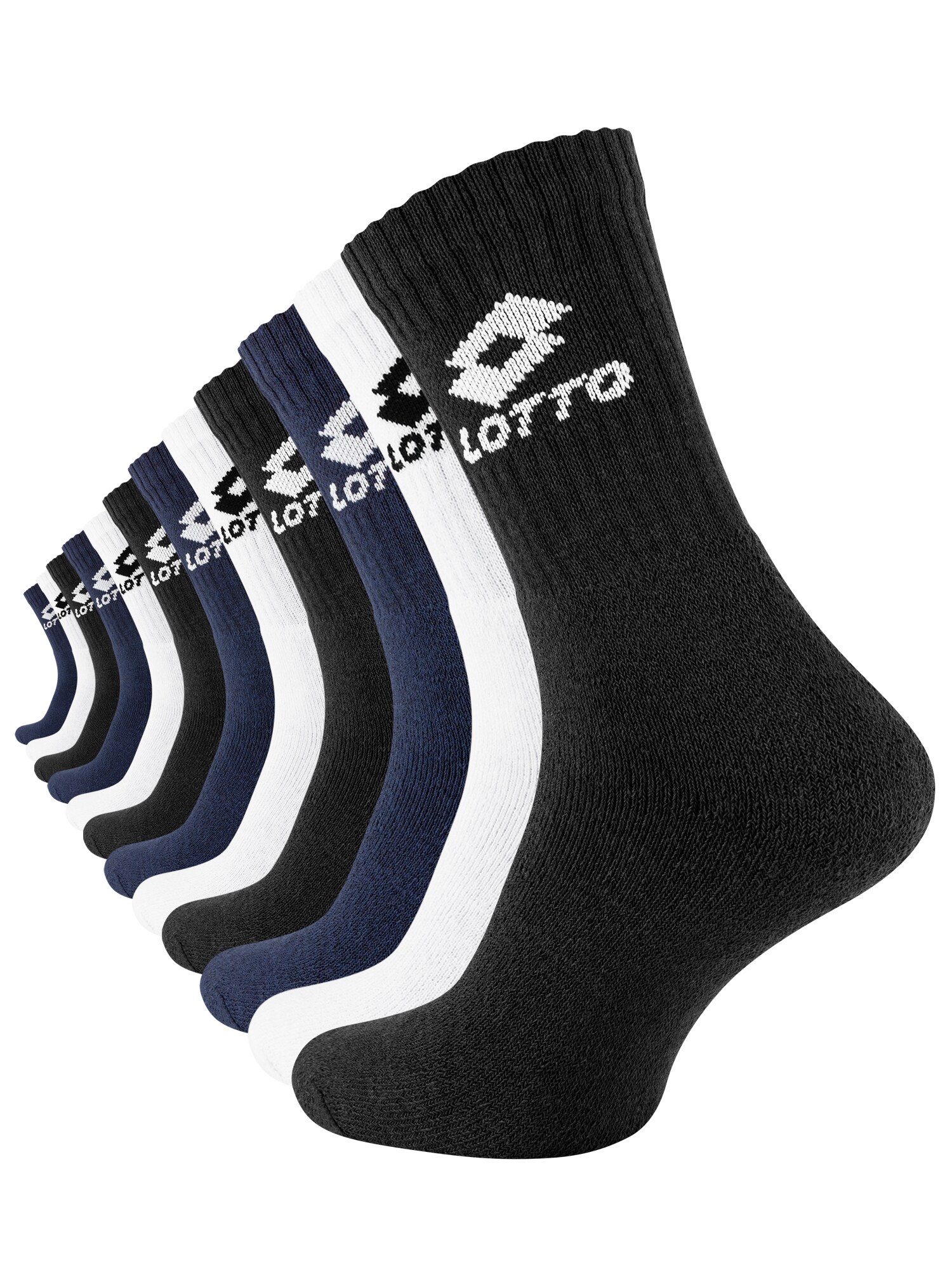 LOTTO Calzino sportivo  navy / nero / bianco