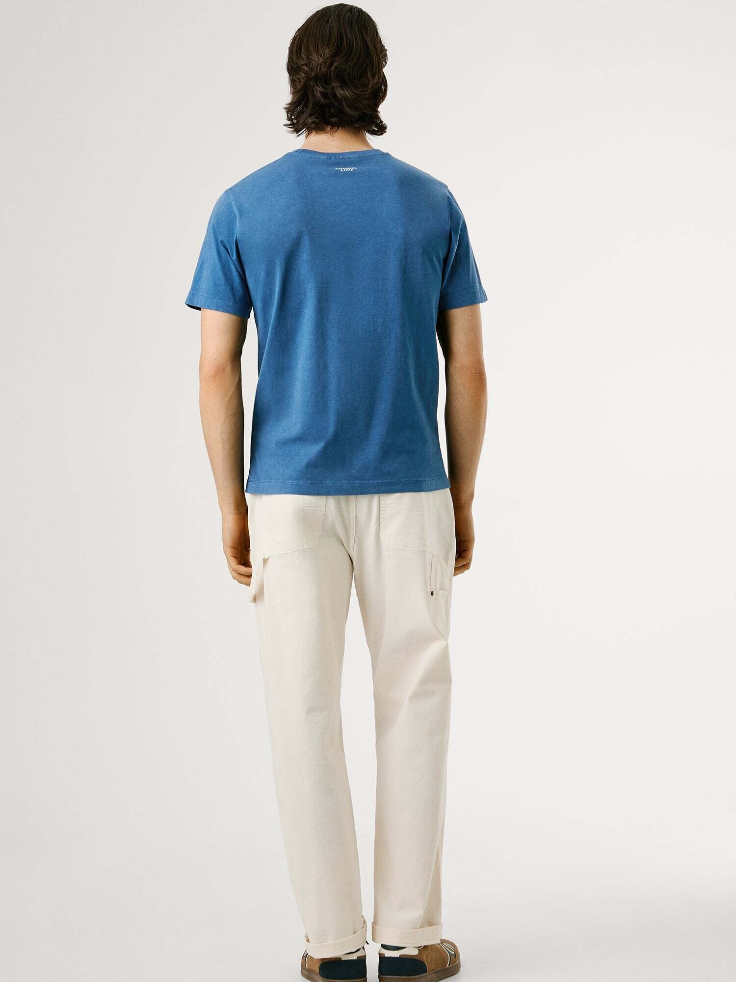Pepe Jeans Camiseta 'Mali Tee'  azul / blanco – imagen 4