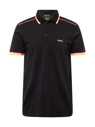 Boss Shirt ‘Paddy’ Pasteloranje / Zwart