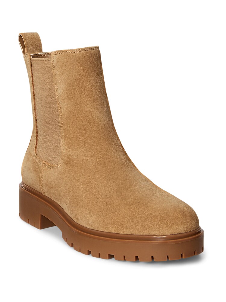 Lauren Ralph Lauren Chelsea Boots 'ALLYSON' Damen Größe 37 camel Winterschuhe