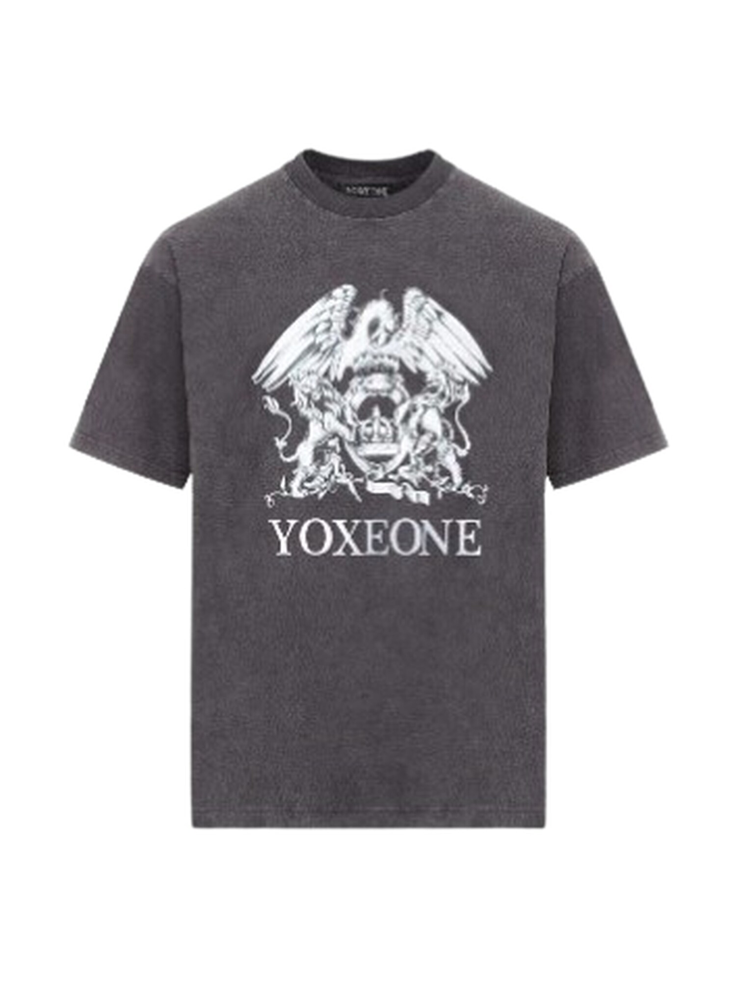 Yoxeone Camiseta 'QUEEN'  gris oscuro
