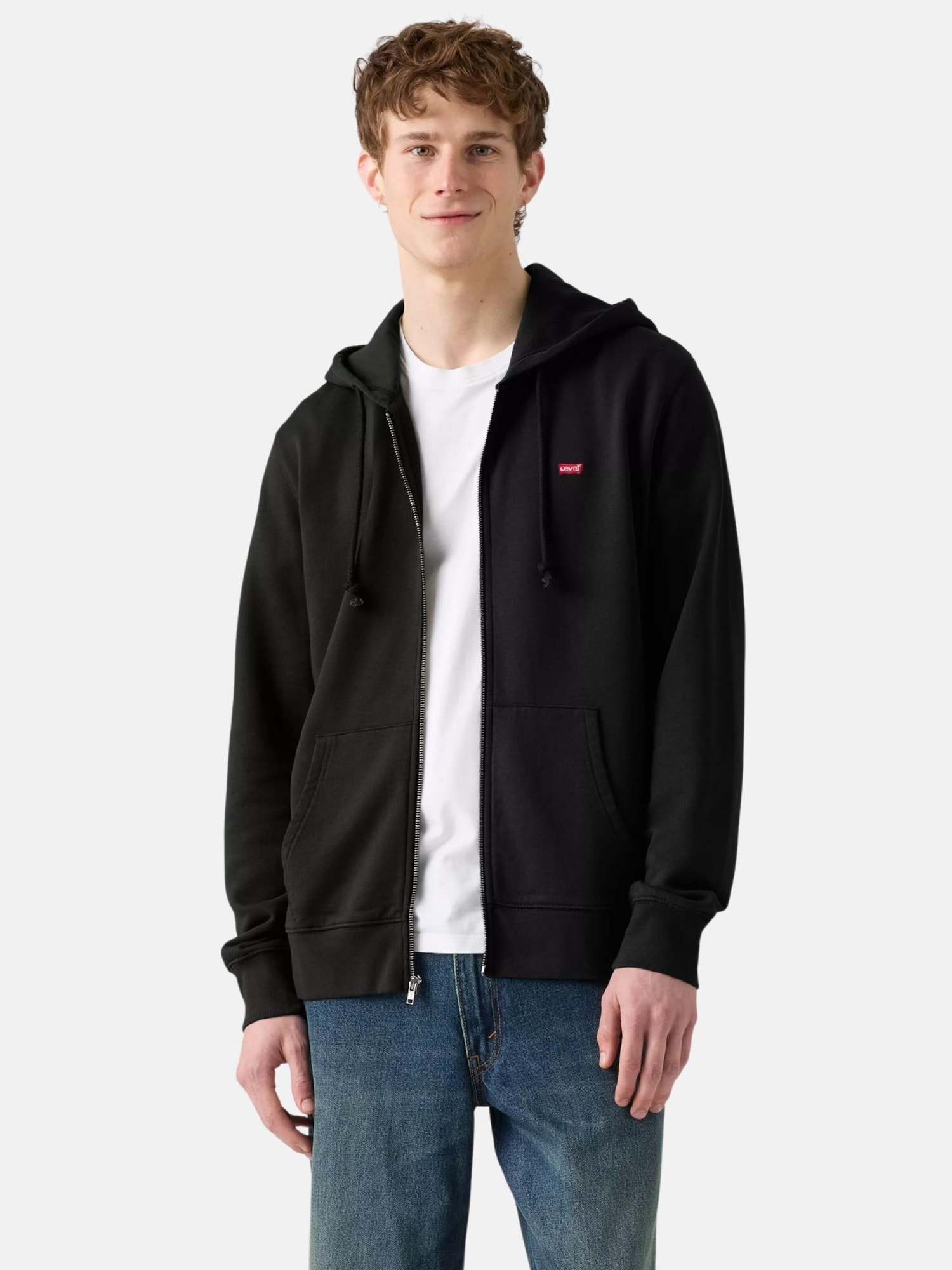LEVI'S ® Sudadera con cremallera negro – imagen 3