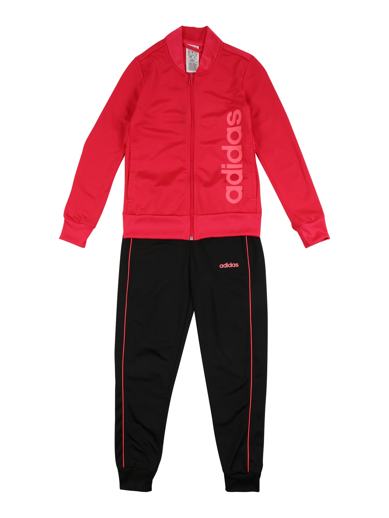 ADIDAS PERFORMANCE Treniruočių kostiumas 'YG PES TS'  juoda / ryškiai raudona