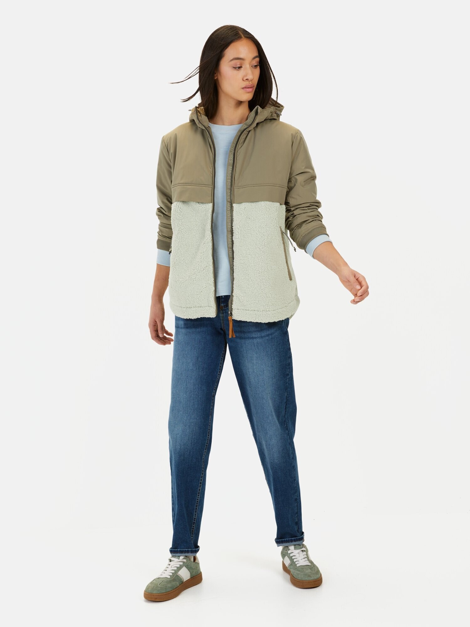 Thumbnail - Kapuzenjacke mit Fleece-Einsatz