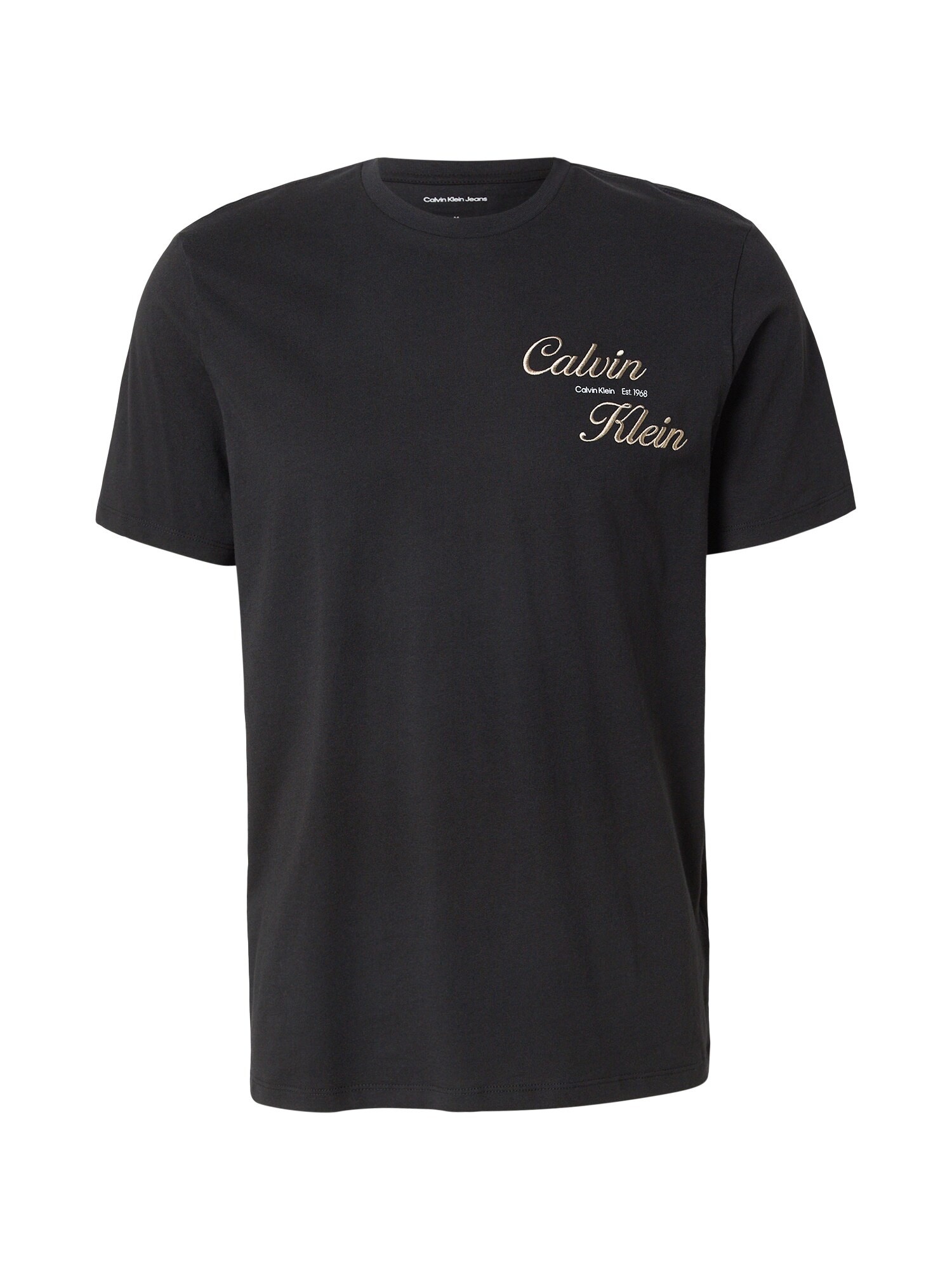 Calvin Klein Jeans Majica 'Logo Graphic'  bež / črna / bela