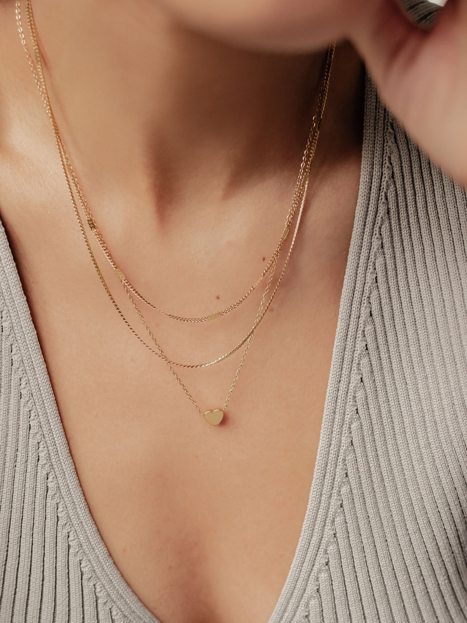 Hey Happiness Ketting 'Amore' Goud