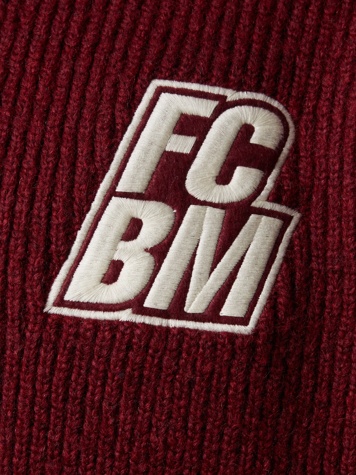 FCBM Sveter 'Carl' burgundská / biela (obrázok 3)
