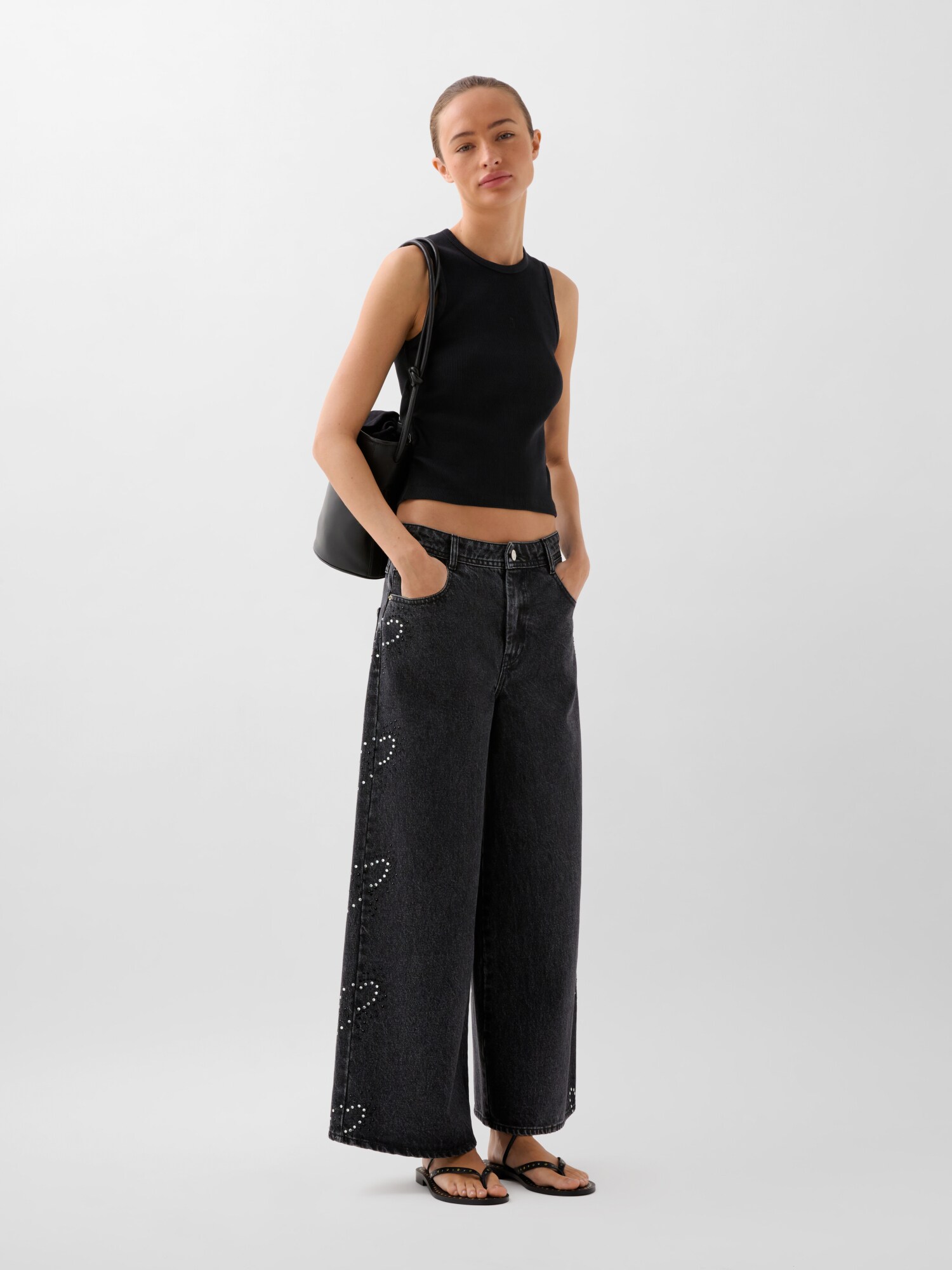 Thumbnail - Scalpers Rib Gather Side Tee