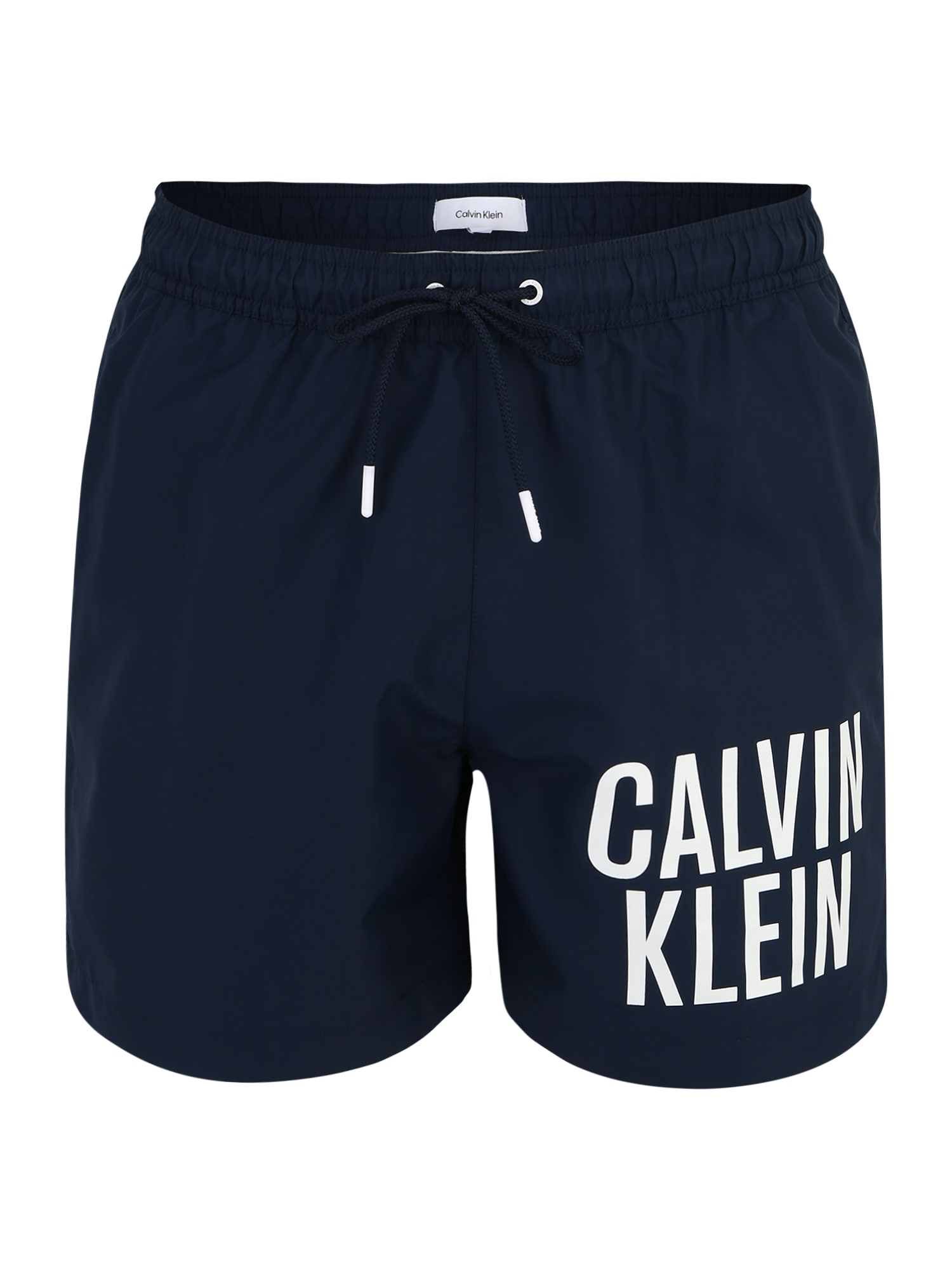 Calvin Klein Swimwear Calções de banho 'Intense Power'  azul escuro / branco