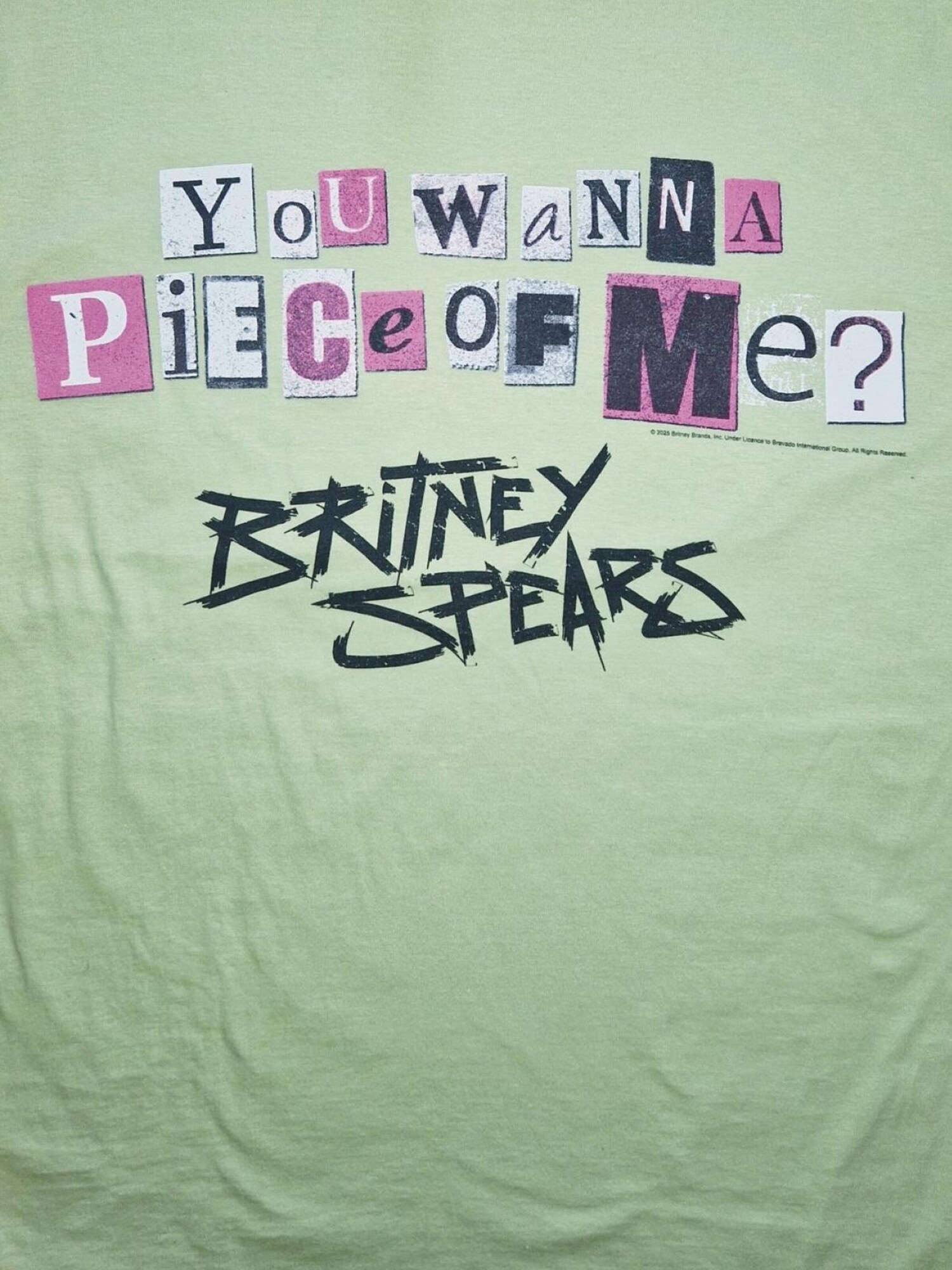Britney Spears Collection Camiseta 'Britney Spears Piece Of Me T-Shirt'  verde – imagen 4