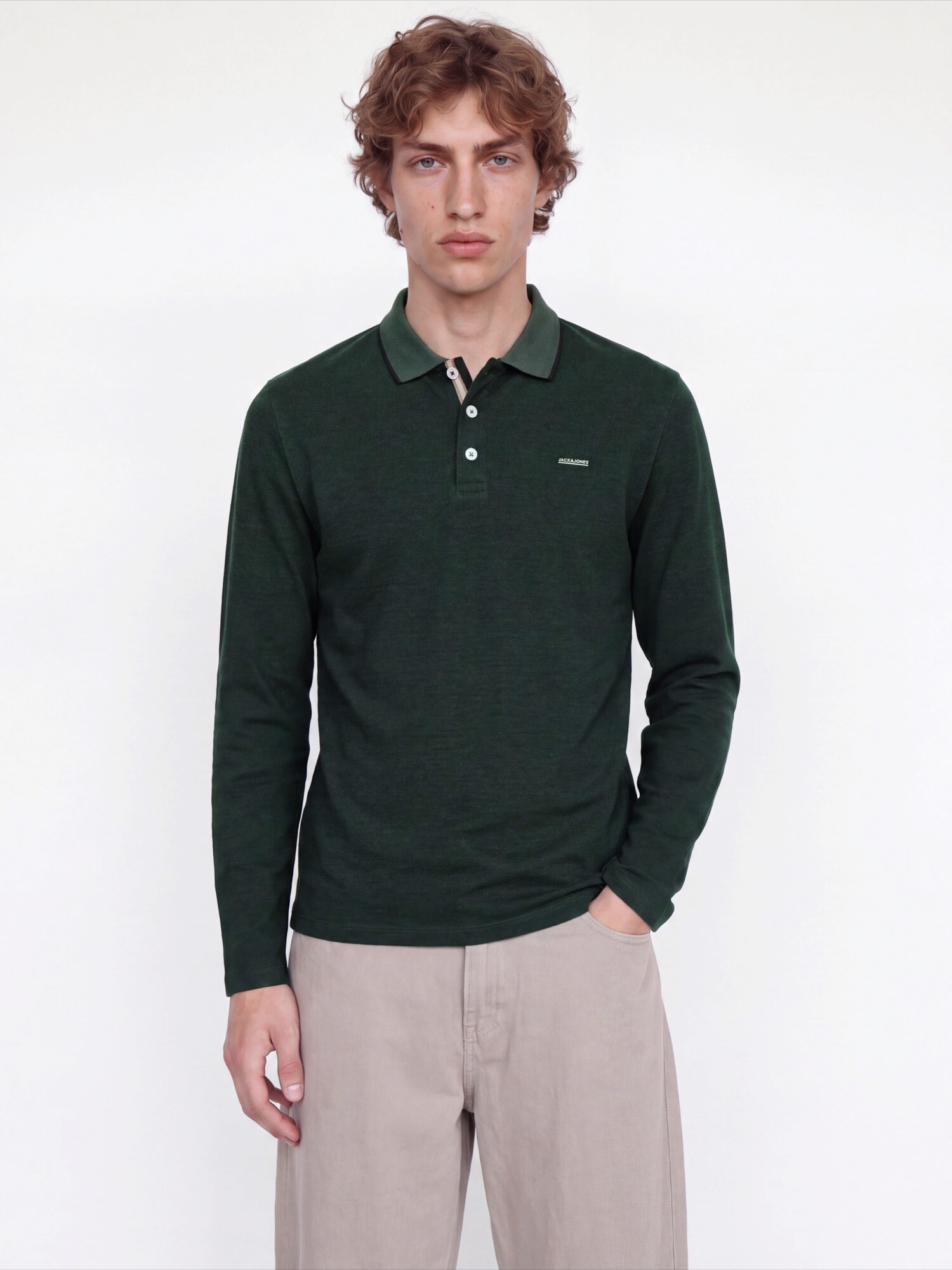 Jack & Jones Premium Tricou JPRBLUALVES verde închis