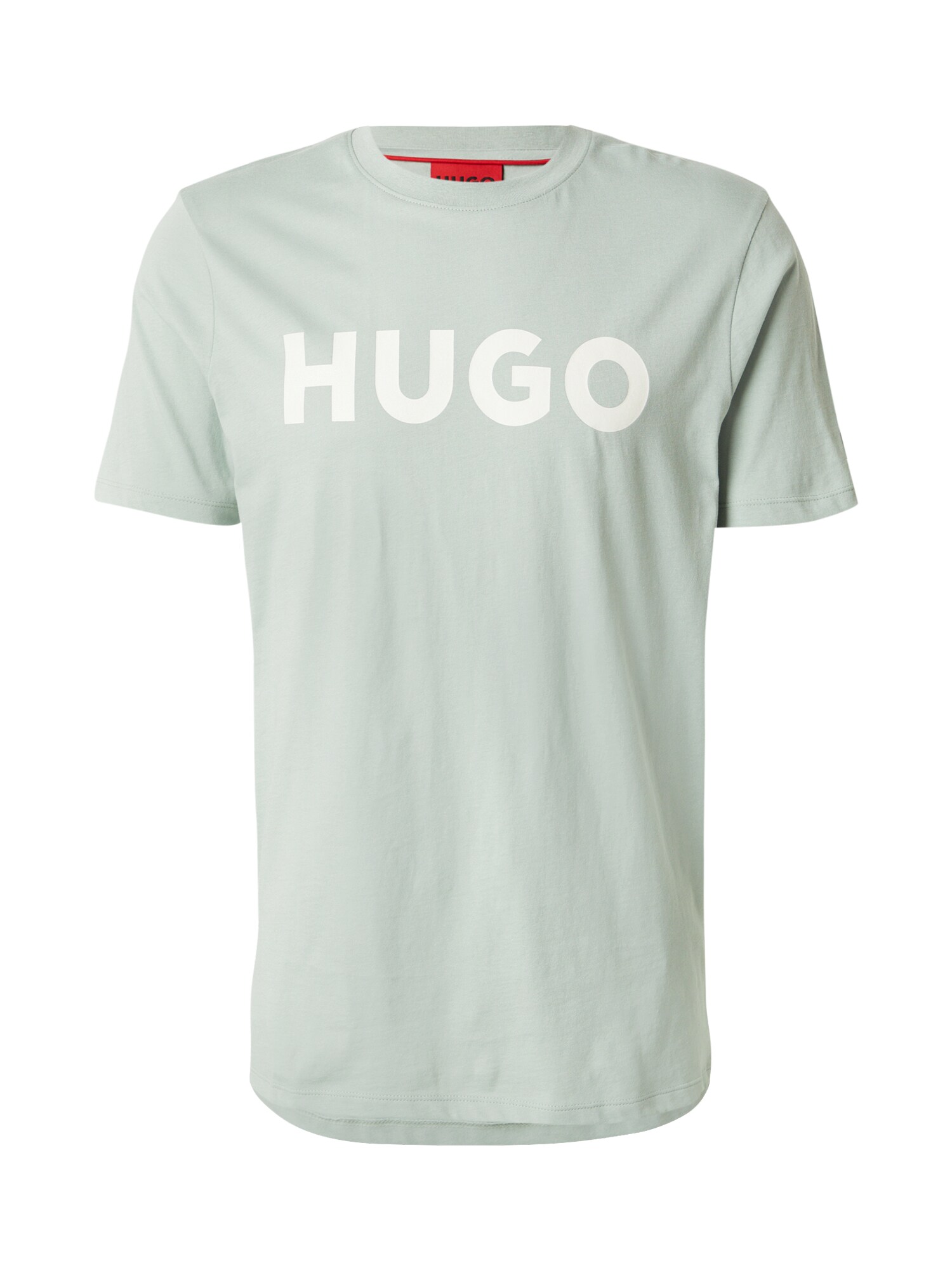 HUGO Póló 'Dulivio'  pasztellzöld / fehér akciós termékkép 1