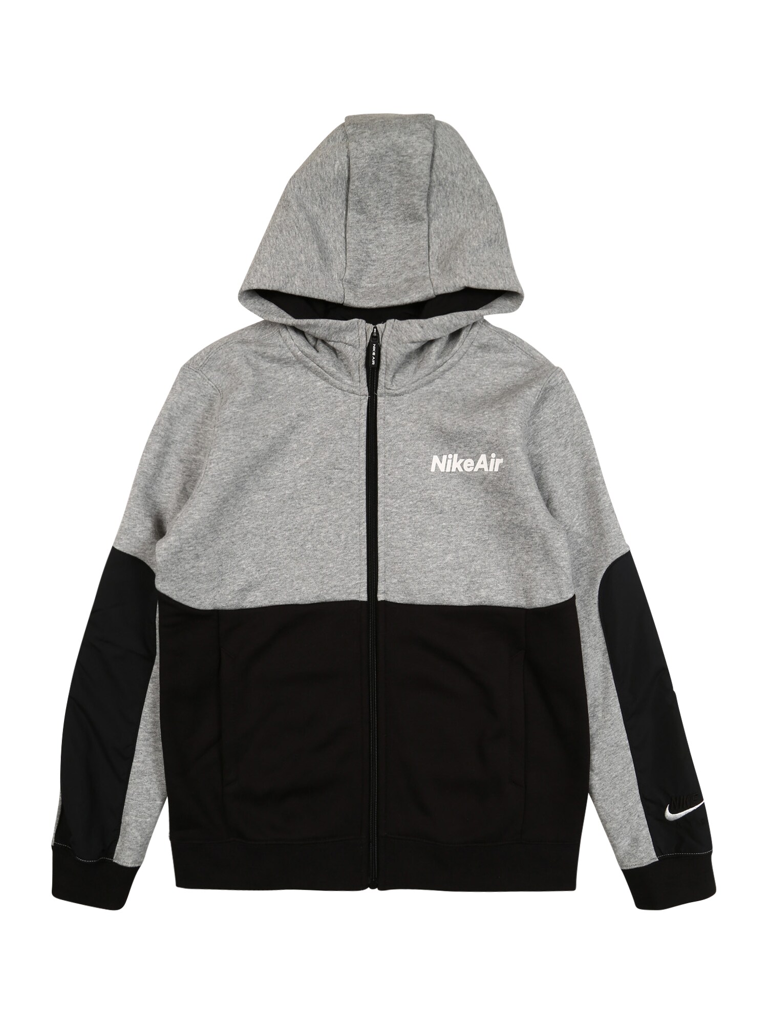Nike Sportswear Džemperis 'Air'  šviesiai pilka / juoda