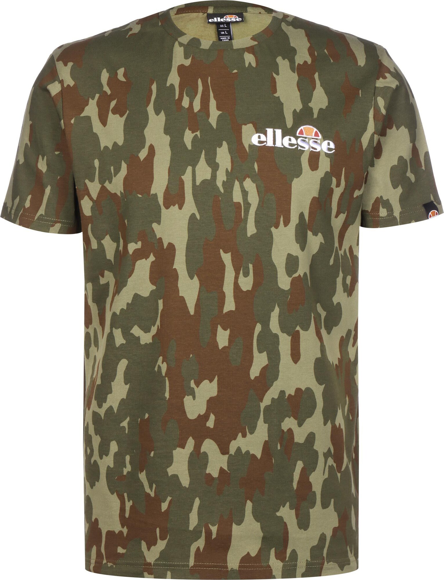 ELLESSE Tričko 'Voodoo'  pueblo / kaki / olivová