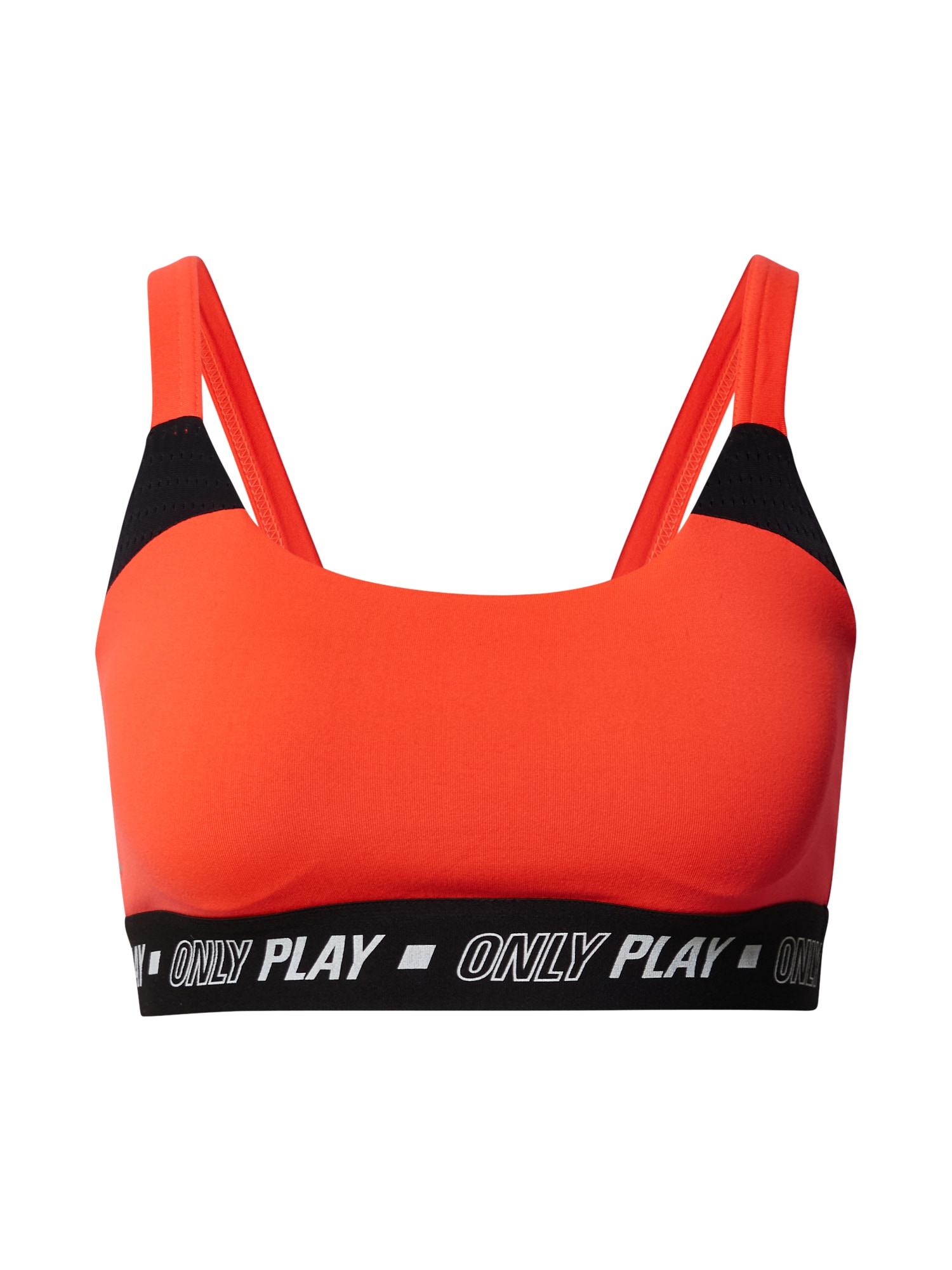 ONLY PLAY Sportinė liemenėlė 'Jase'  koralų splava / juoda