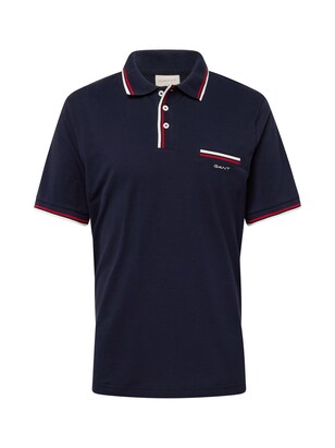 Gant Shirt Donkerblauw / Rood / Wit